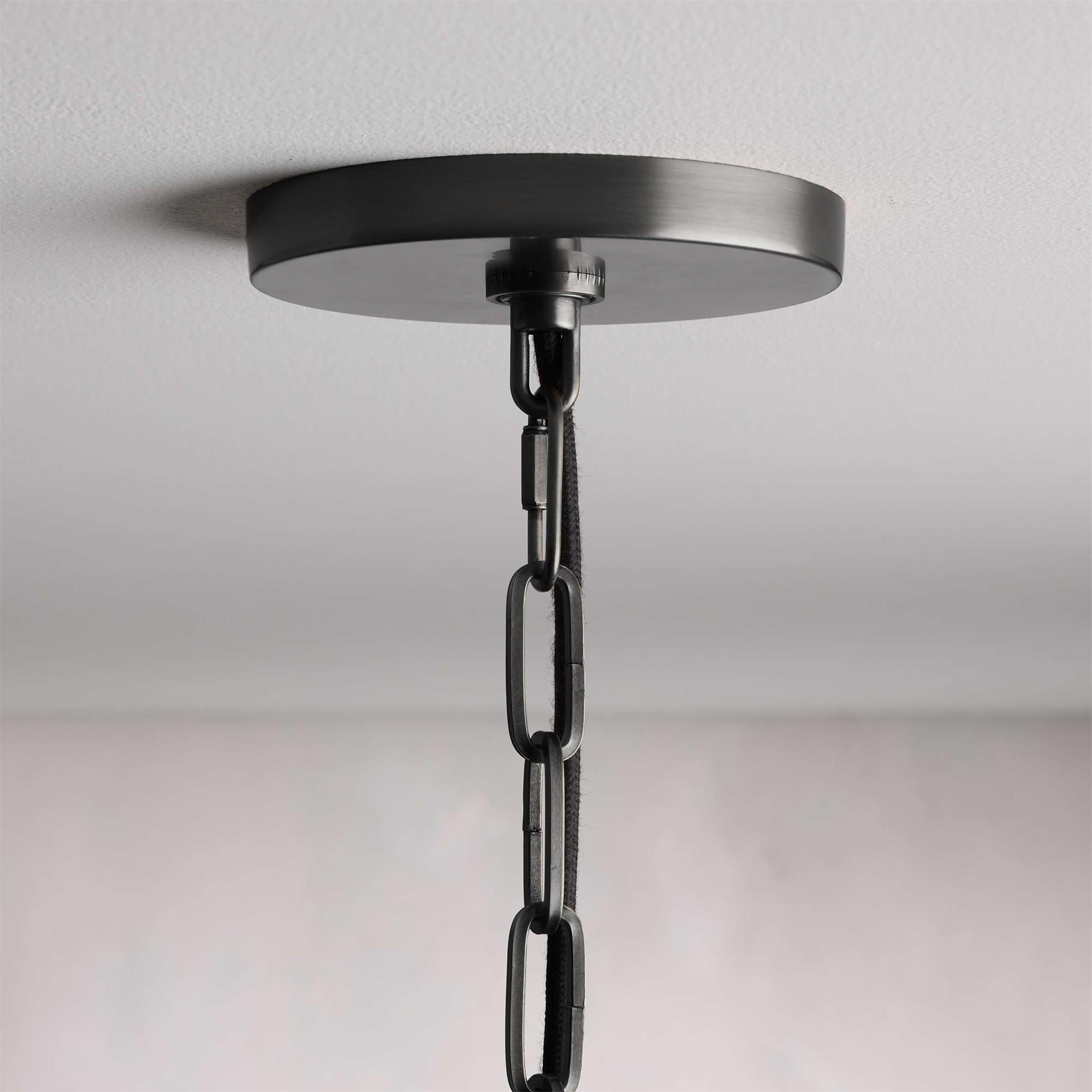 Umira Vintage Industrial Fabric Pendant Light - Lamp Copper