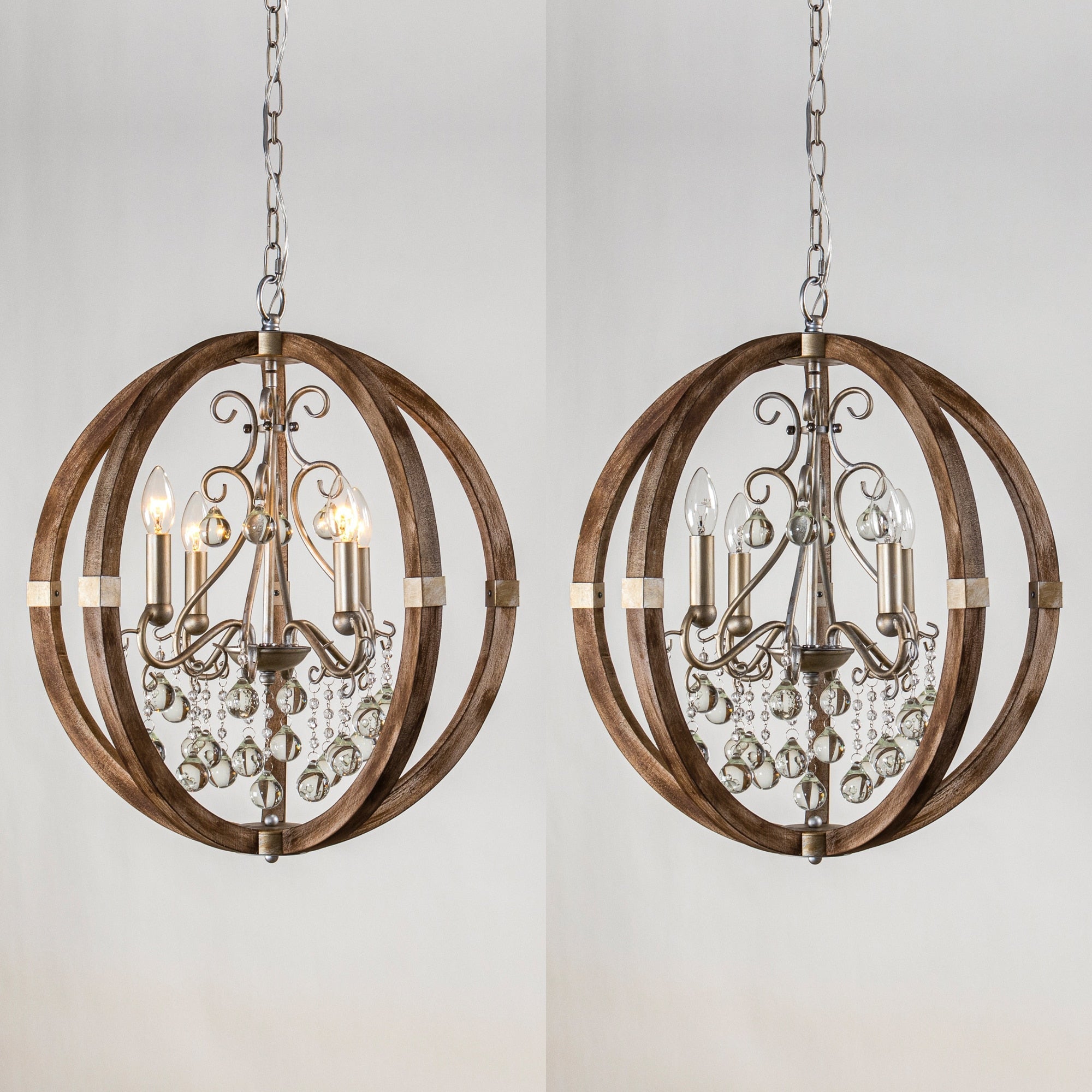 Suspension en bois et métal Oltheyra, élégance premium - Neutralighting
