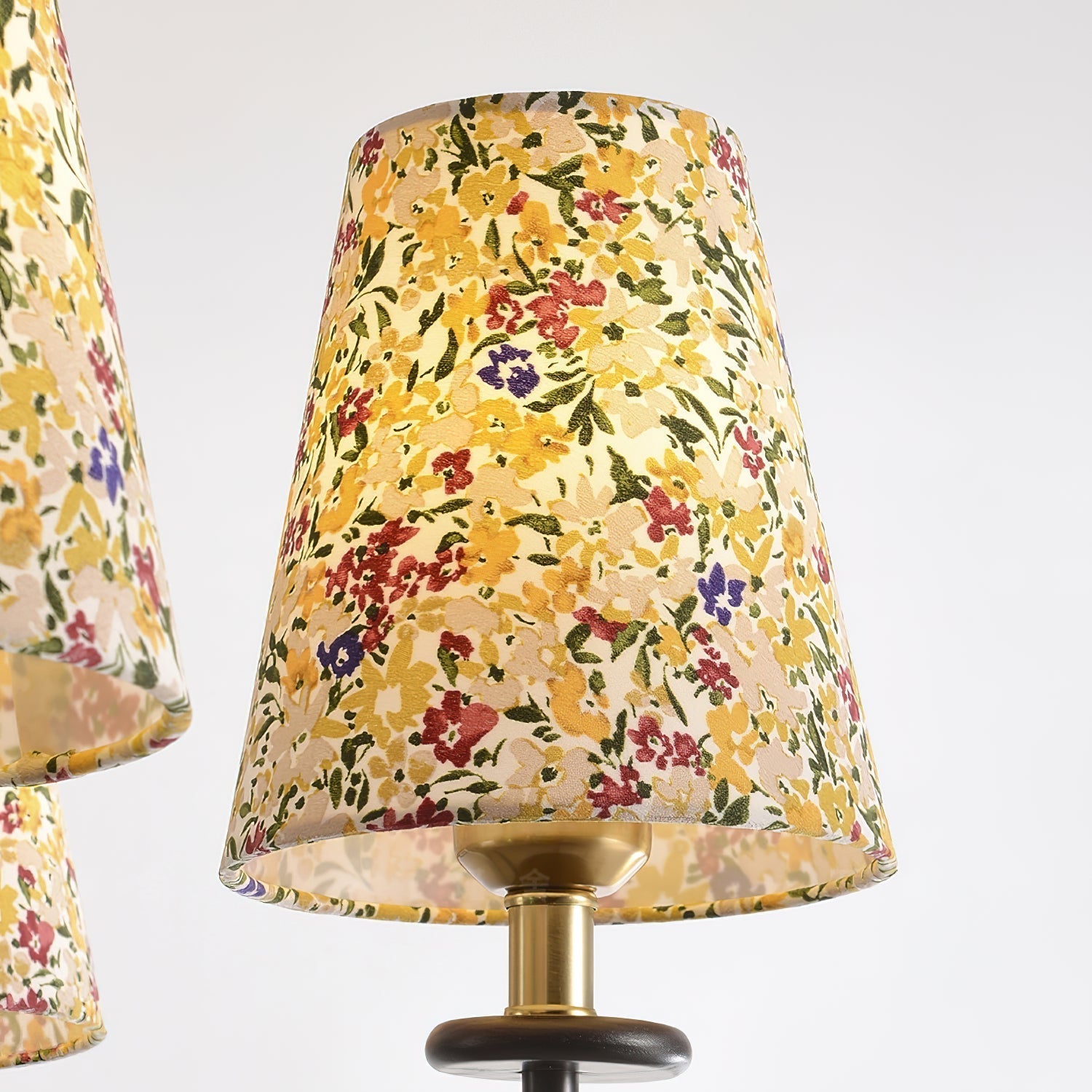 Aurmaren Vintage Industrial Fabric Chandelier - Lamp Copper