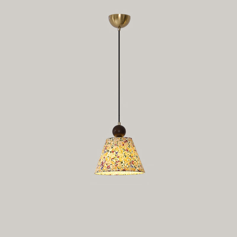 Aurmaren Vintage Industrial Fabric Chandelier - Lamp Copper