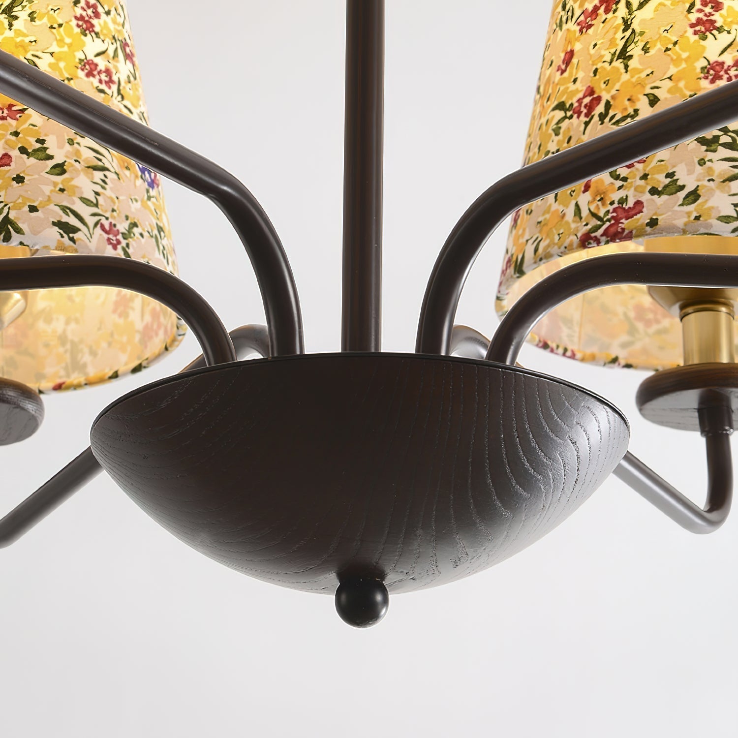 Aurmaren Vintage Industrial Fabric Chandelier - Lamp Copper