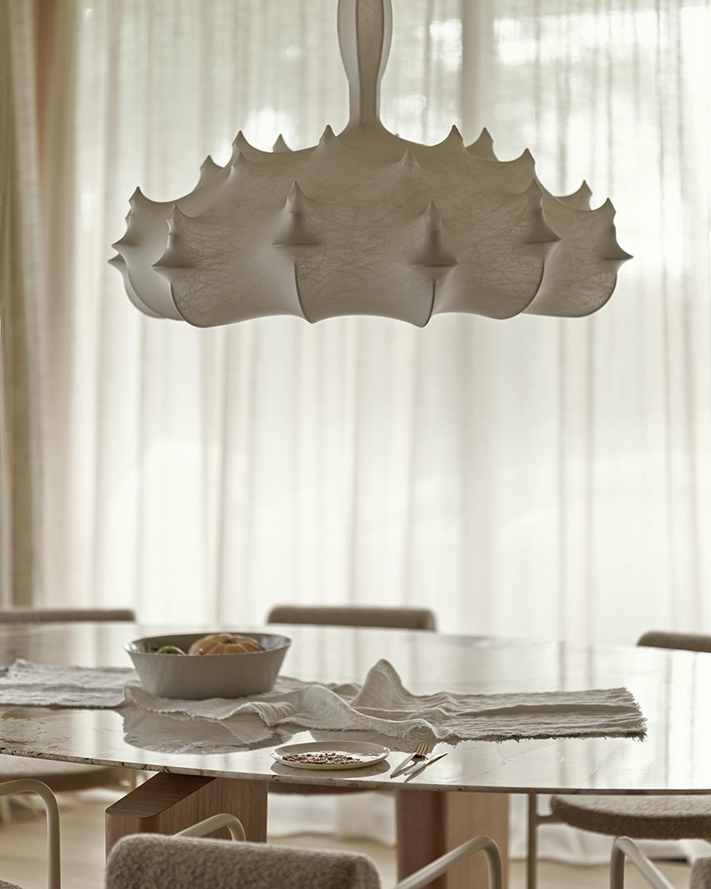 Marcel Lustra Lustre Cocoon Résine Cristal Éclat - Neutralighting