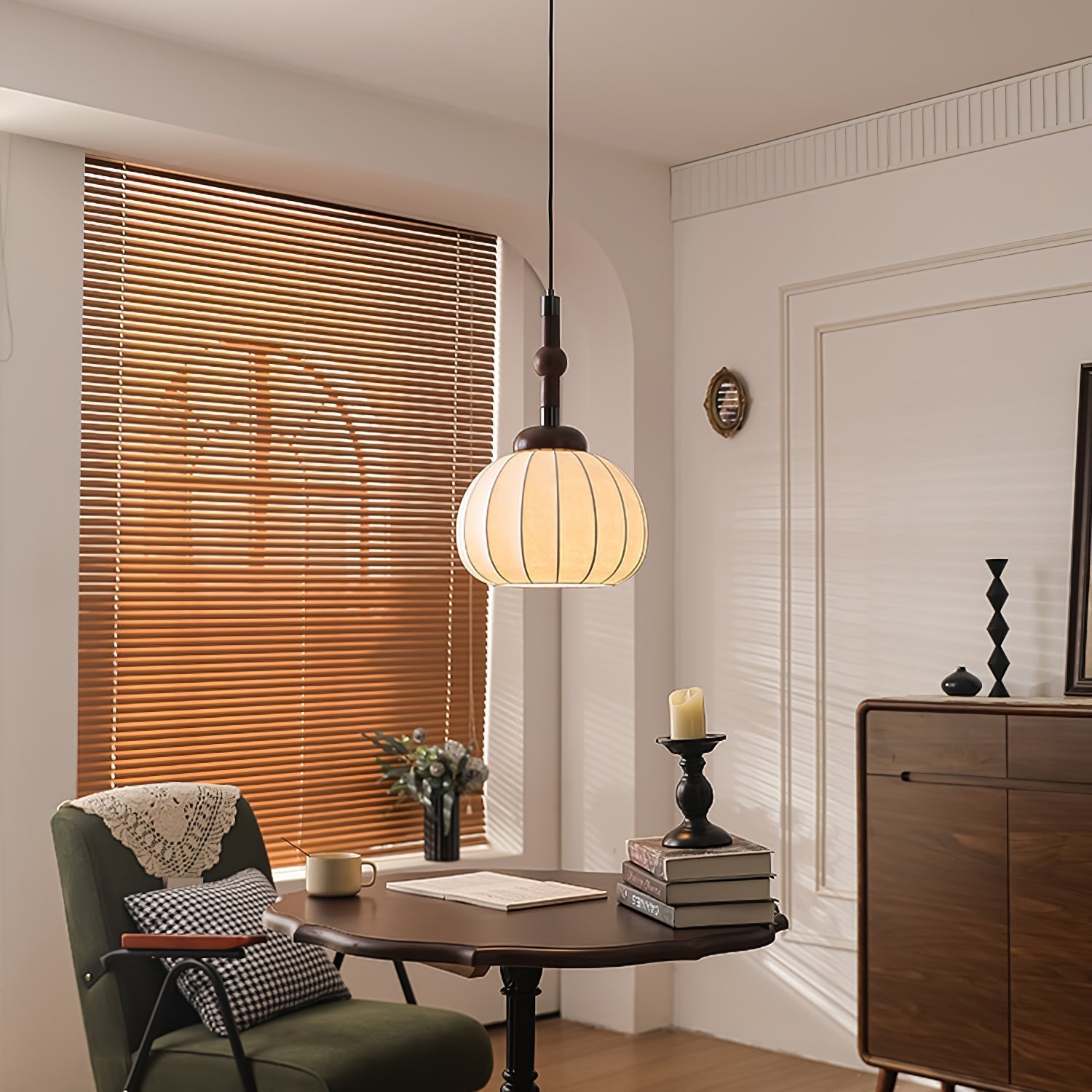 Silk Globe Pendant Lamp - Blowlighting