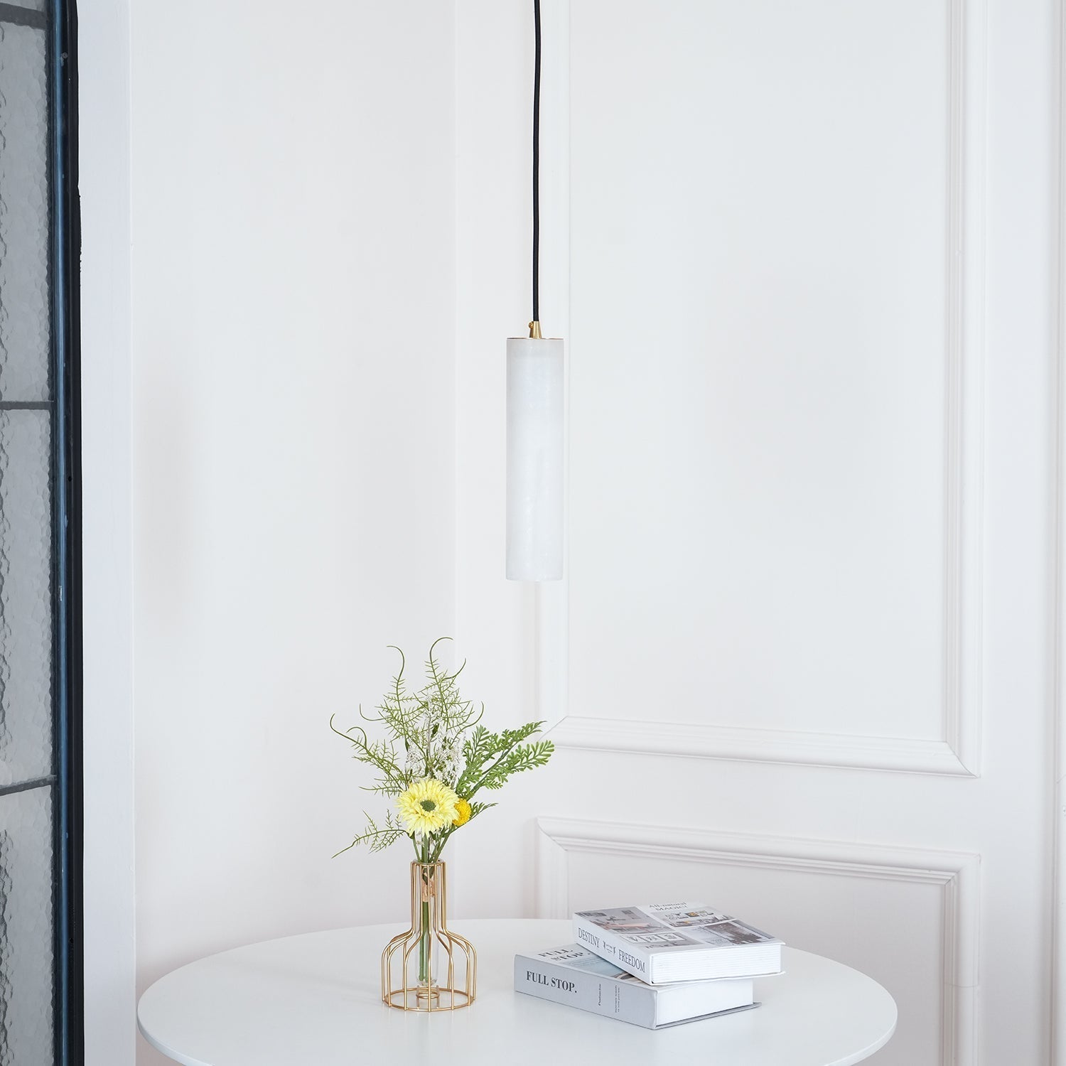 Nyxara Cluster Alabaster Pendant Light - Letslighting