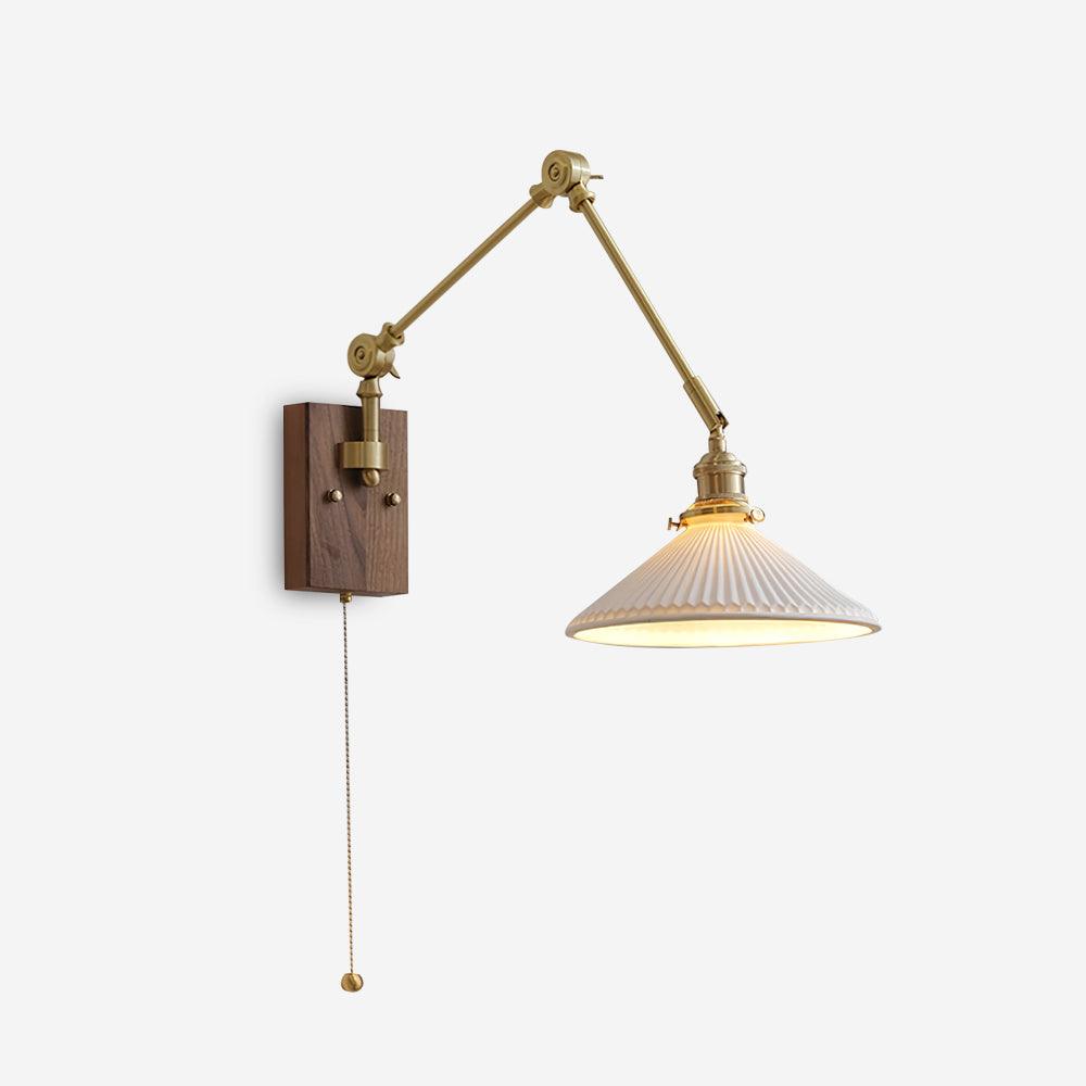 Sona Applique Murale Vintage en Noyer - Neutralighting