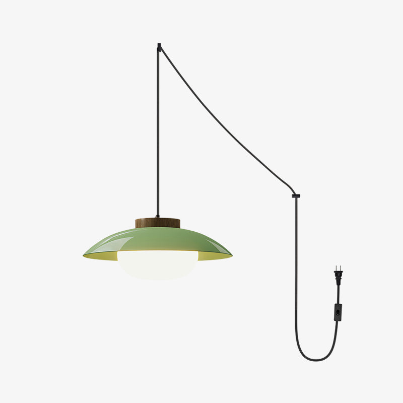 Aero Lampe Pendante Industrielle en Verre à Brancher - Neutralighting