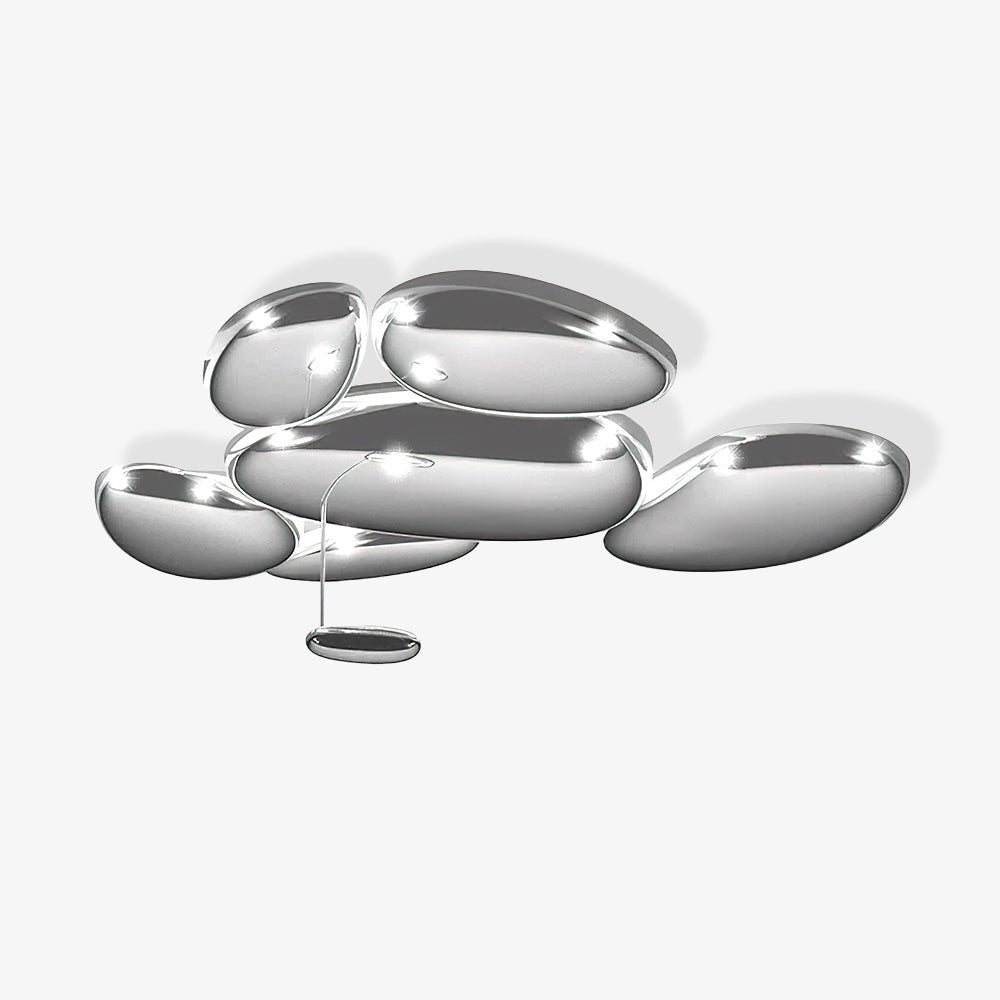 Solara Plafonnier Chrome Pebble Moderne - Neutralighting