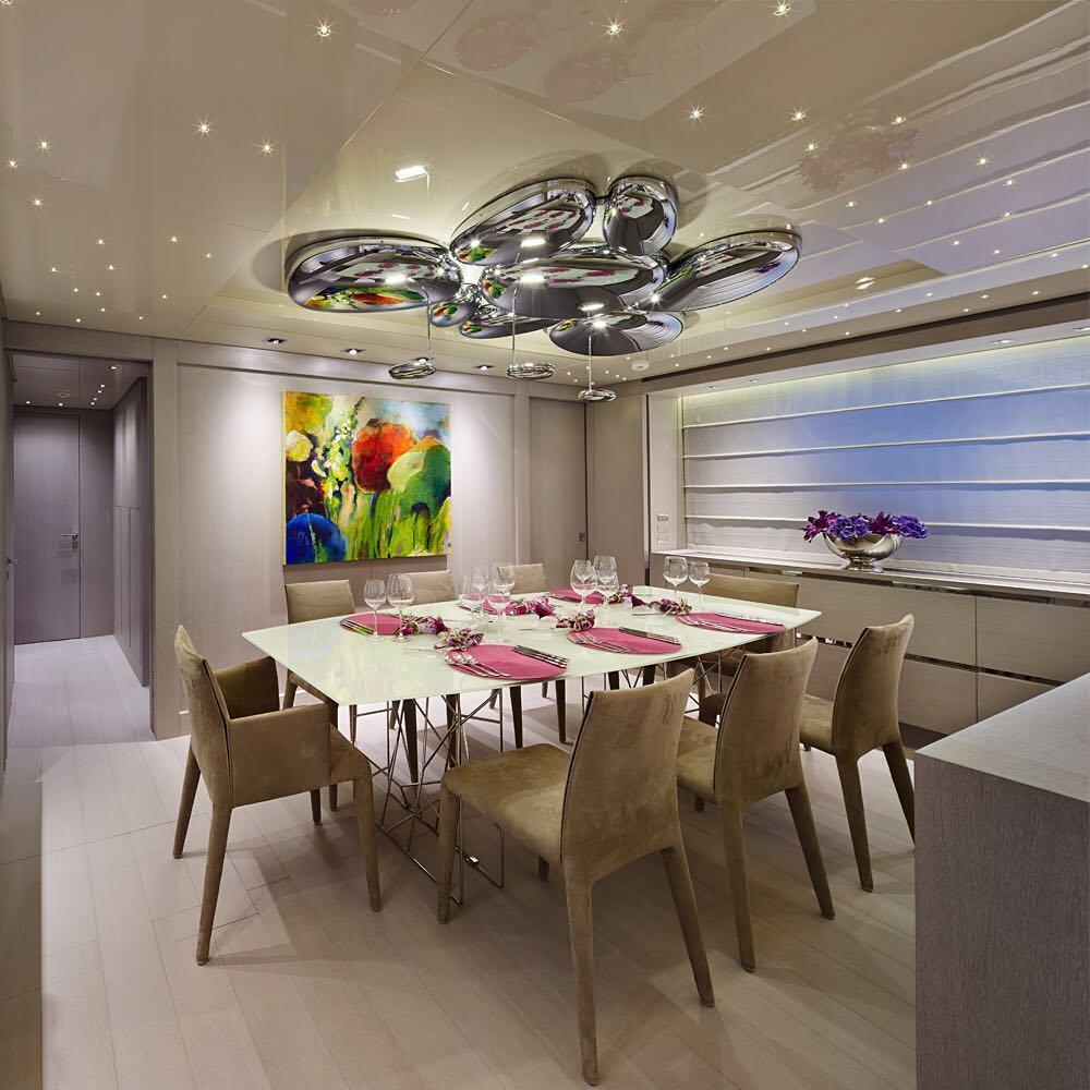 Solara Plafonnier Chrome Pebble Moderne - Neutralighting