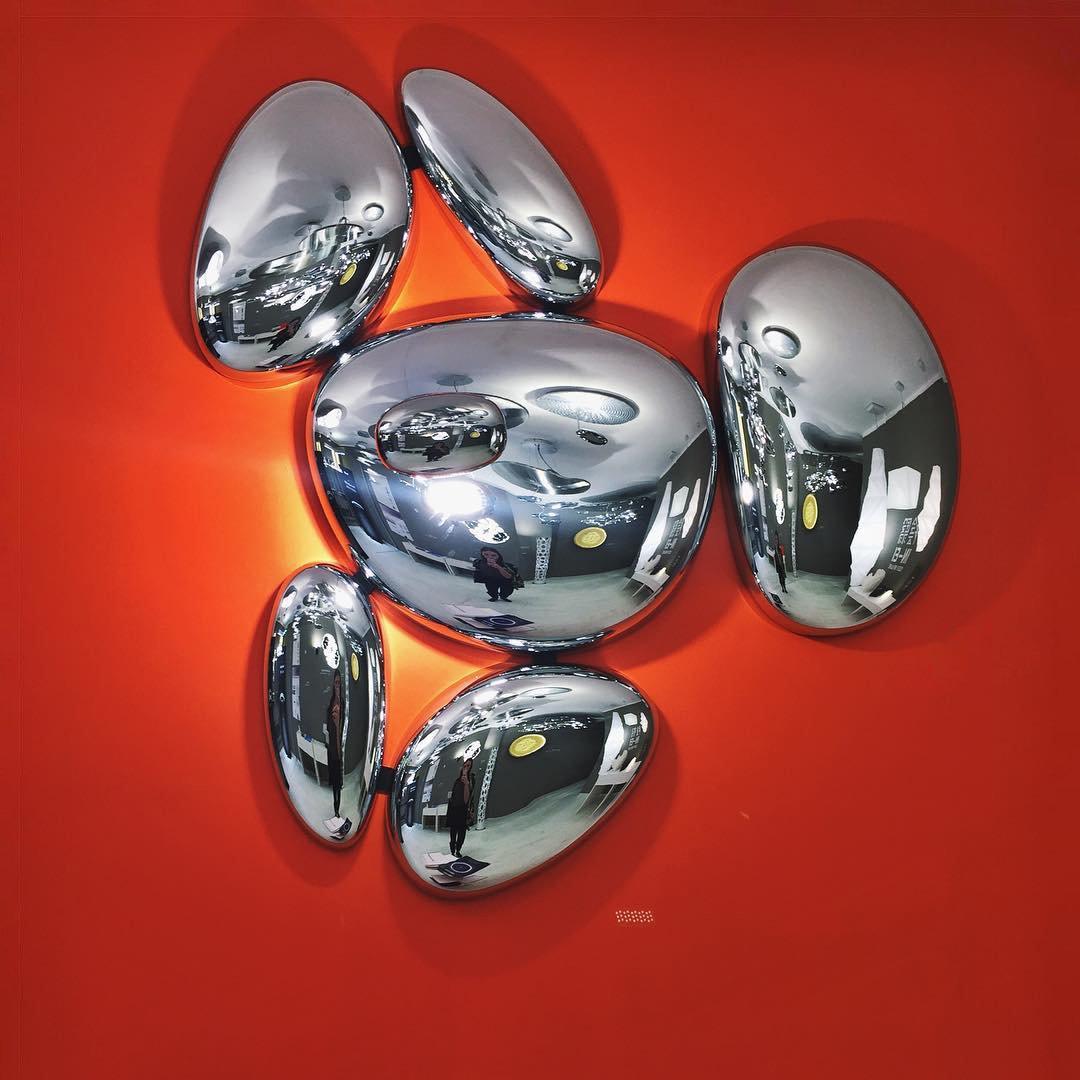 Solara Plafonnier Chrome Pebble Moderne - Neutralighting