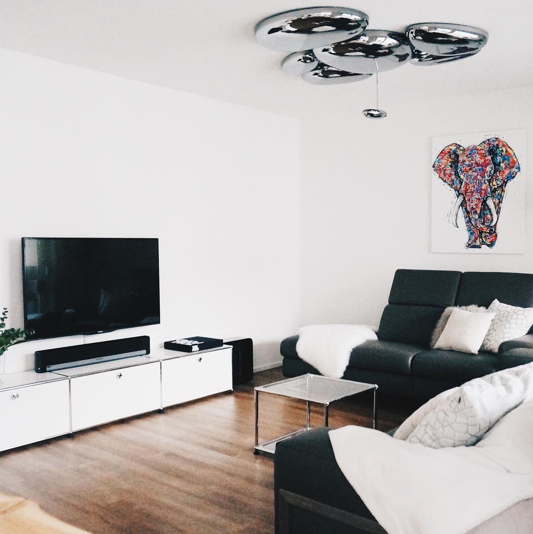 Solara Plafonnier Chrome Pebble Moderne - Neutralighting