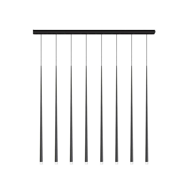 Lustra Chandelier Élancé Noir Minimaliste - Neutralighting