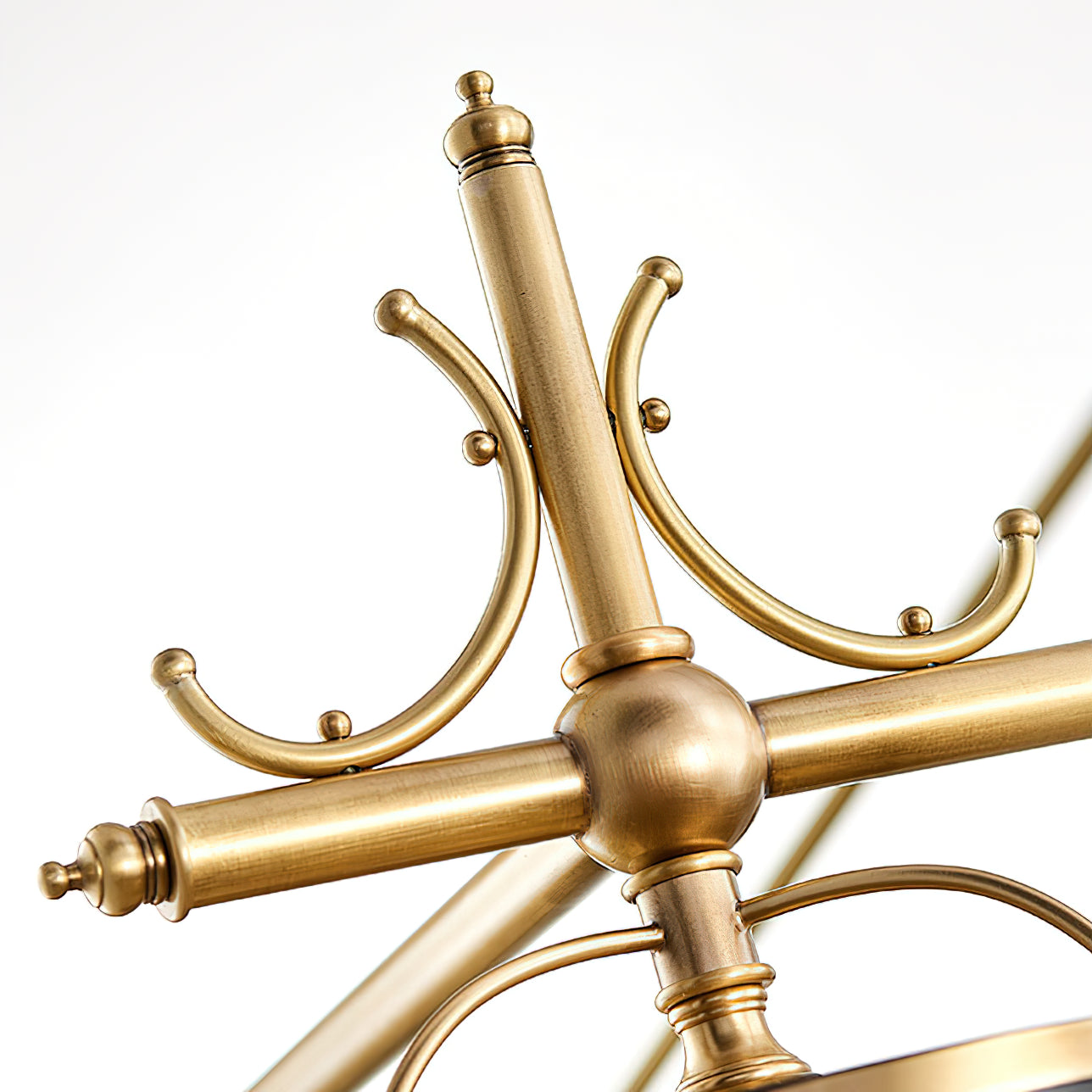 Ulphaion Vintage Industrial Brass Metal Chandelier - Lamp Copper