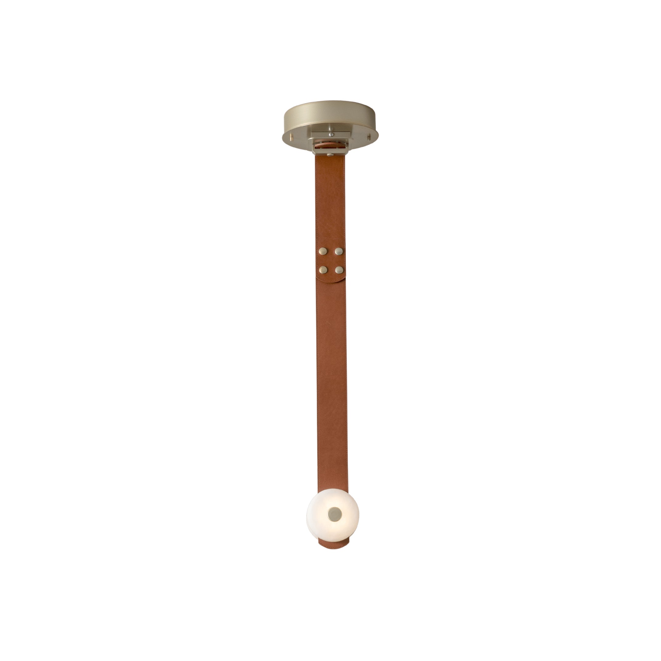 Orinos Modern Minimalist LED Alabaster Pendant Lamp - Lamp Copper