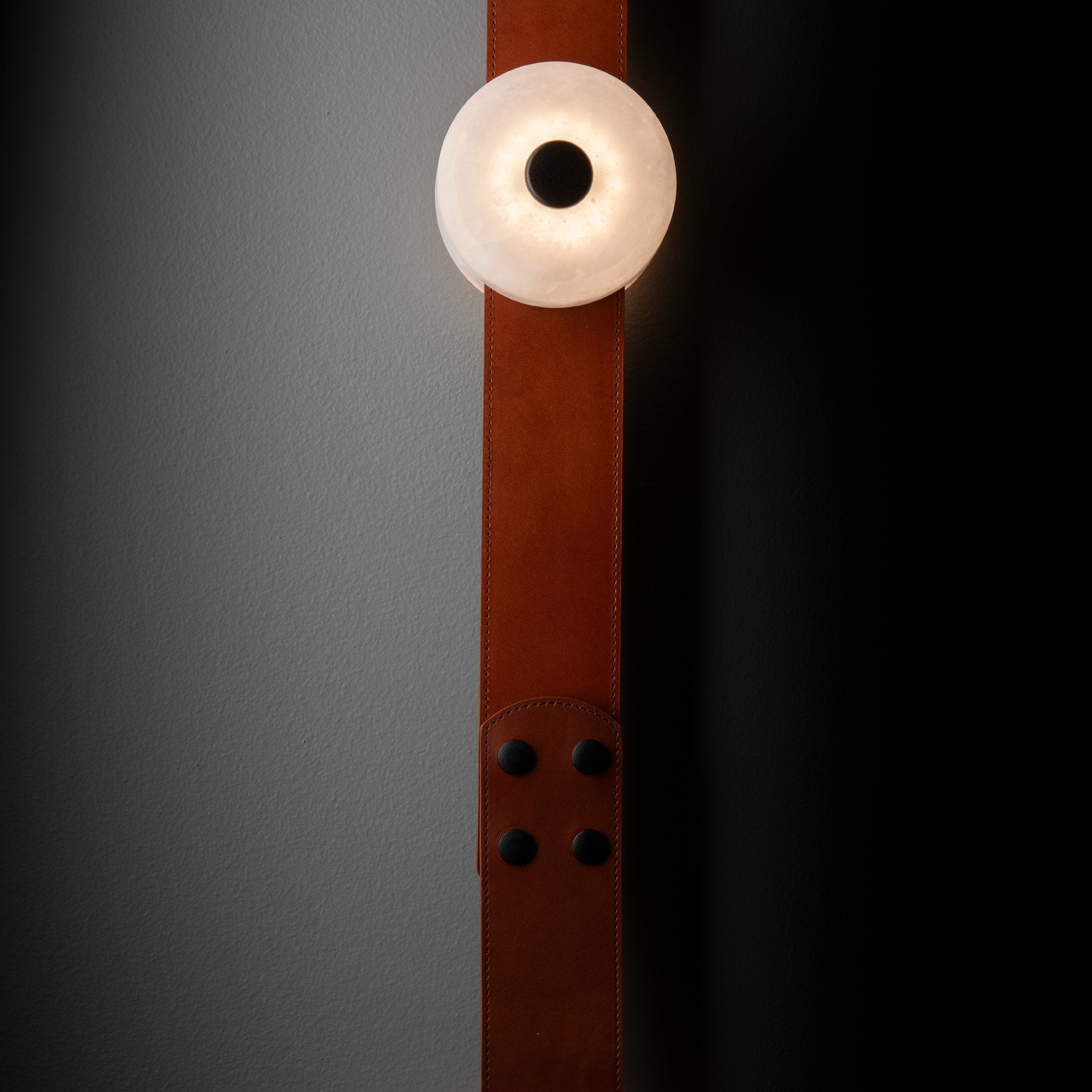 Orinos Modern Minimalist LED Alabaster Pendant Lamp - Lamp Copper