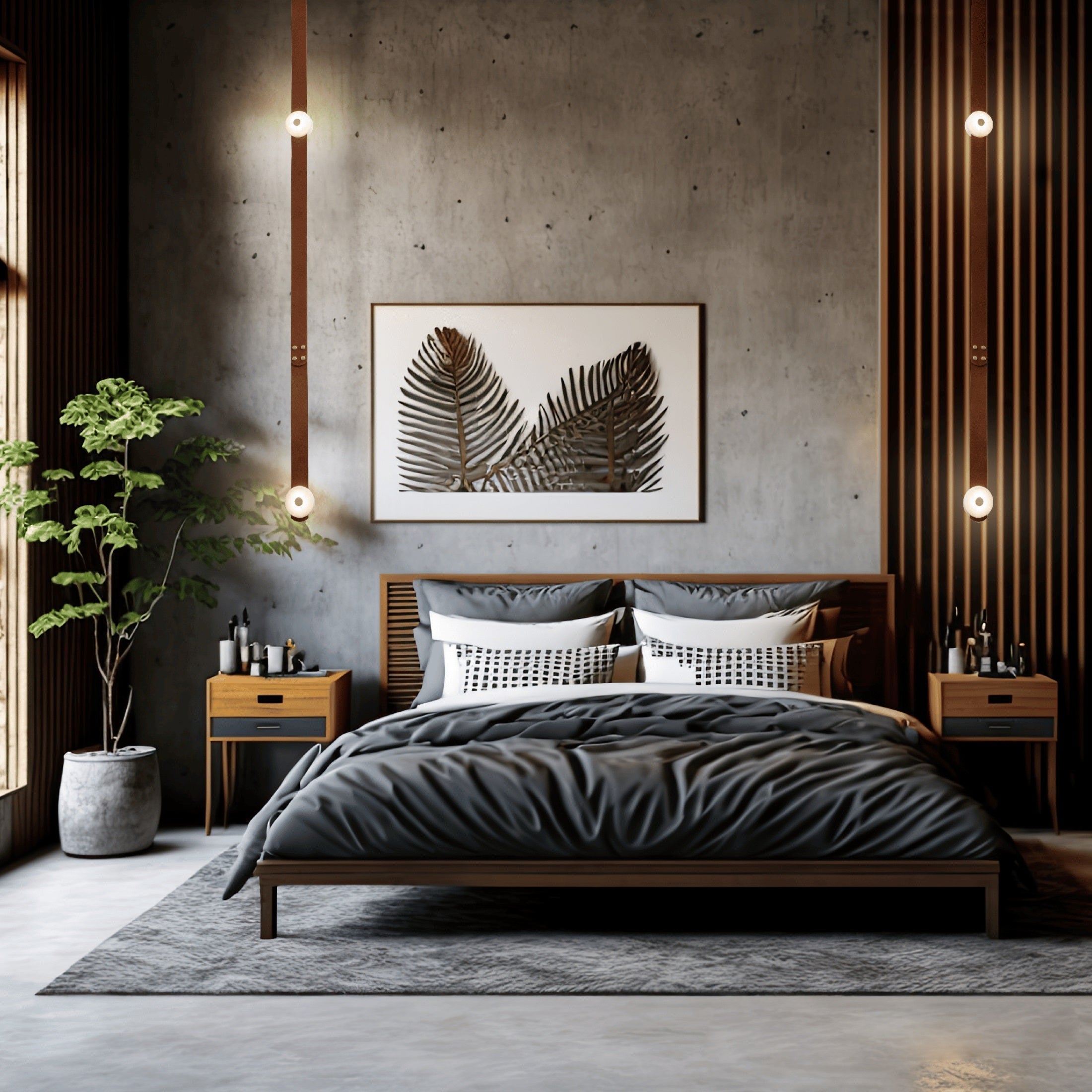 Orinos Modern Minimalist LED Alabaster Pendant Lamp - Lamp Copper