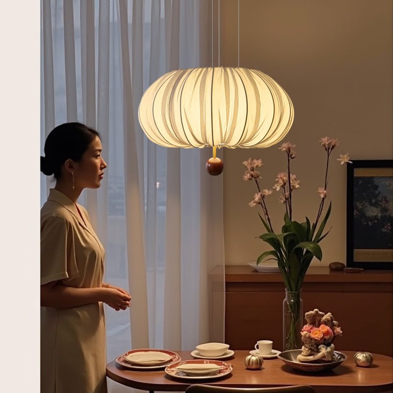 Vasilen Lampe Plafonnier Premium Art Nordic Ballon Bois Tissu - Neutralighting