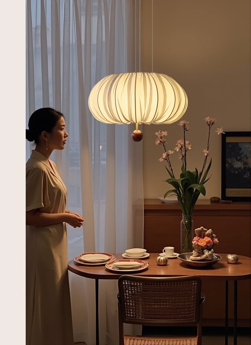 Vasilen Lampe Plafonnier Premium Art Nordic Ballon Bois Tissu - Neutralighting