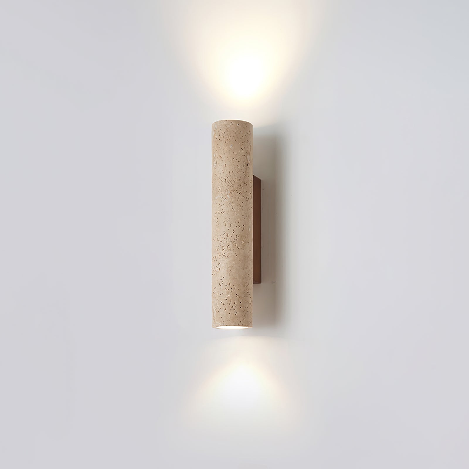 Olvaros Applique Murale Cylindre Mince Travertin - Neutralighting