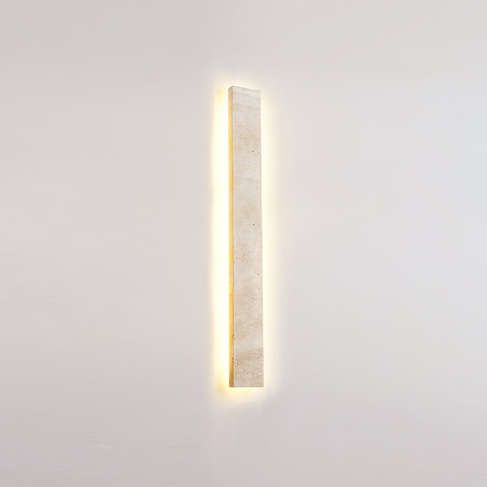 Olnorir Applique Murale Rectangulaire Mince en Travertin - Neutralighting