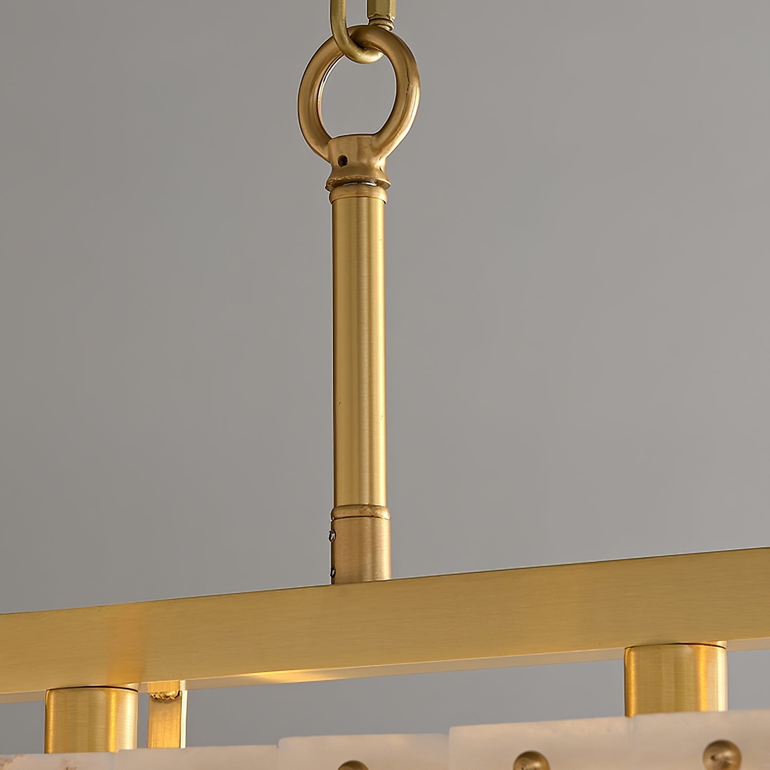 Aether Rectangular Alabaster Pendant Light - Letslighting