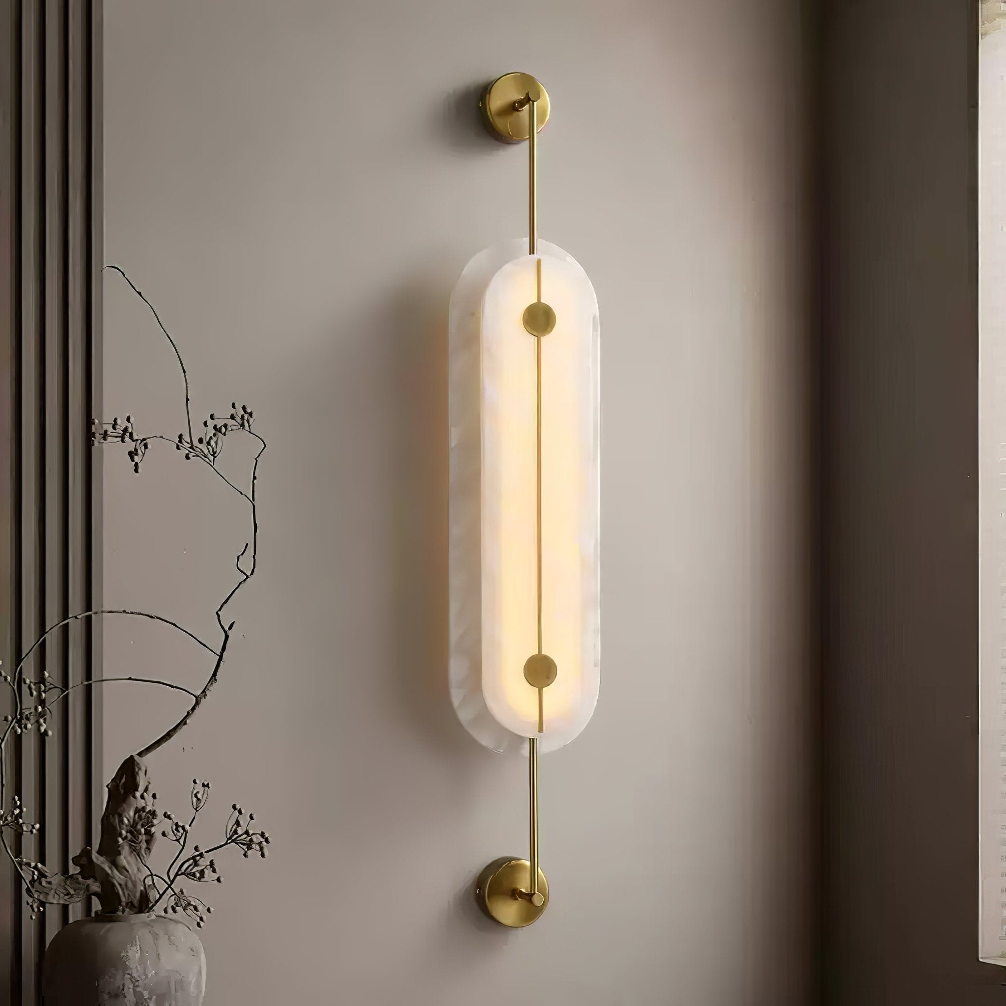 Cudorel Applique Murale Ovale en Albâtre - Neutralighting