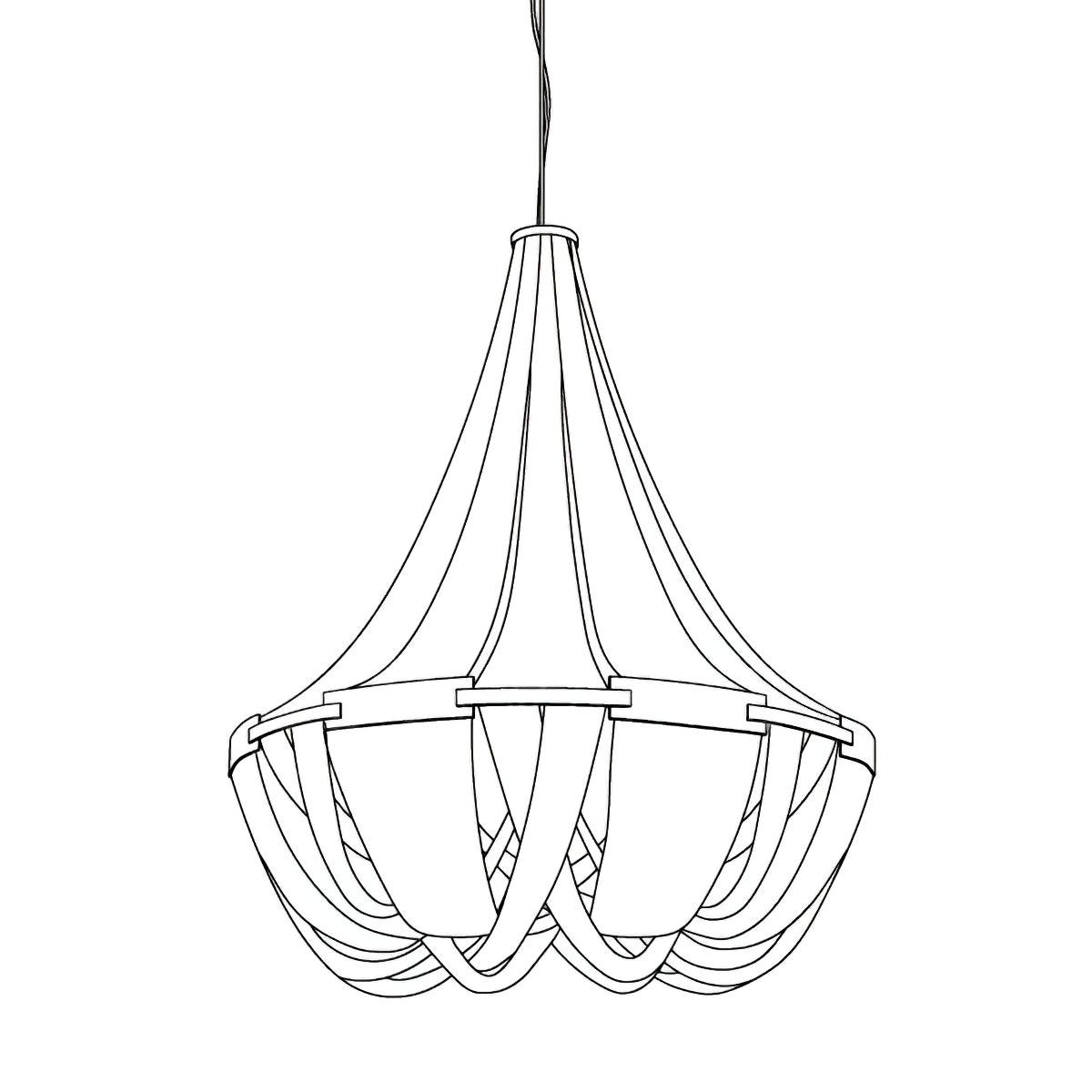 Solara Chandelier Gland Chaîne en Aluminium - Neutralighting