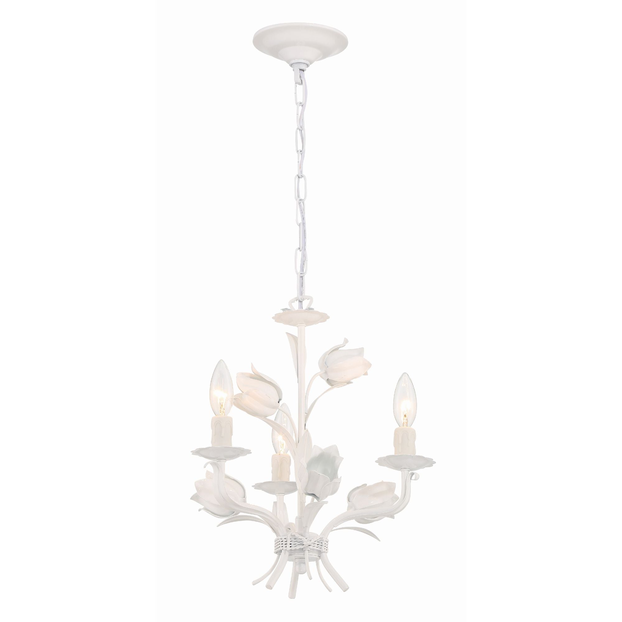 Cacaryra Classic Art Sage Rose Metal Chandelier - Lamp Copper