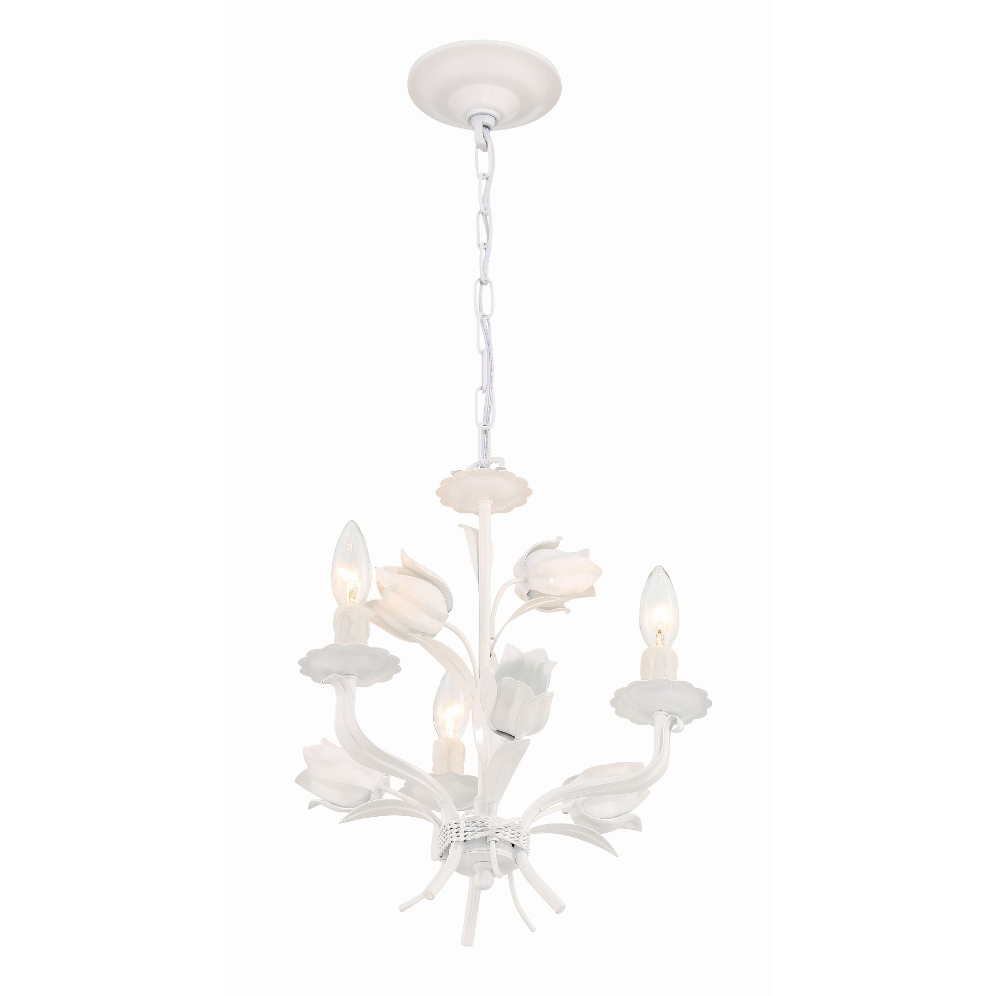 Cacaryra Classic Art Sage Rose Metal Chandelier - Lamp Copper