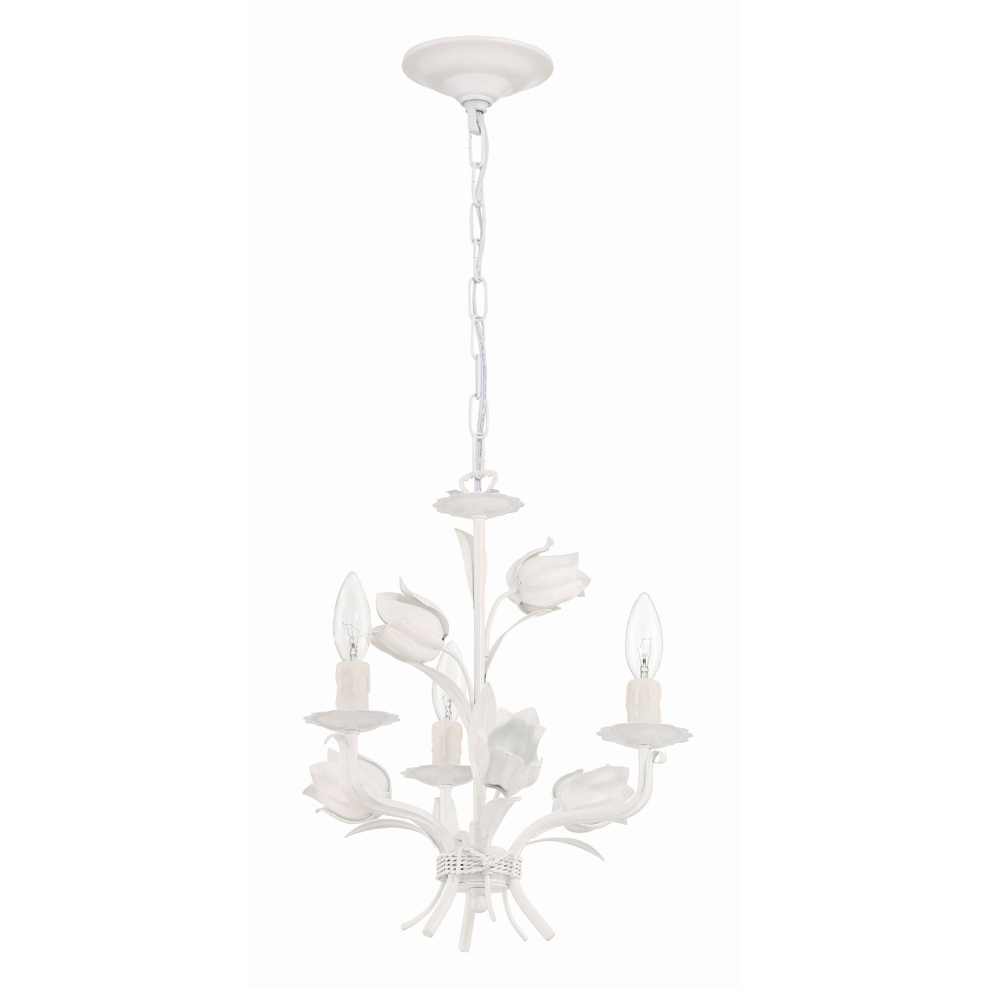 Cacaryra Classic Art Sage Rose Metal Chandelier - Lamp Copper