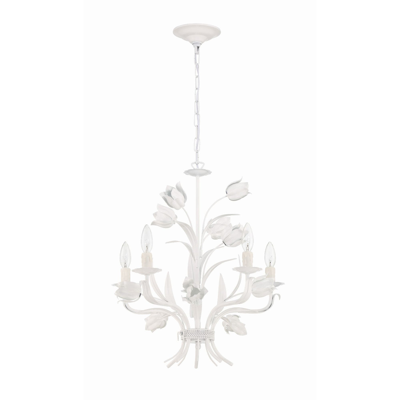 Cacaryra Classic Art Sage Rose Metal Chandelier - Lamp Copper