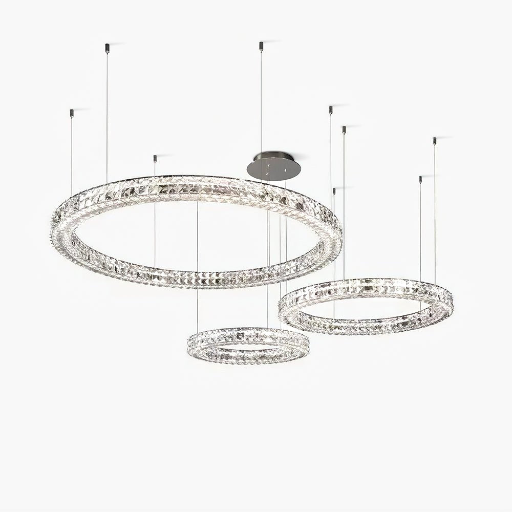 Lustra Chandelier Anneau Cristal Spiridon Luxe - Neutralighting