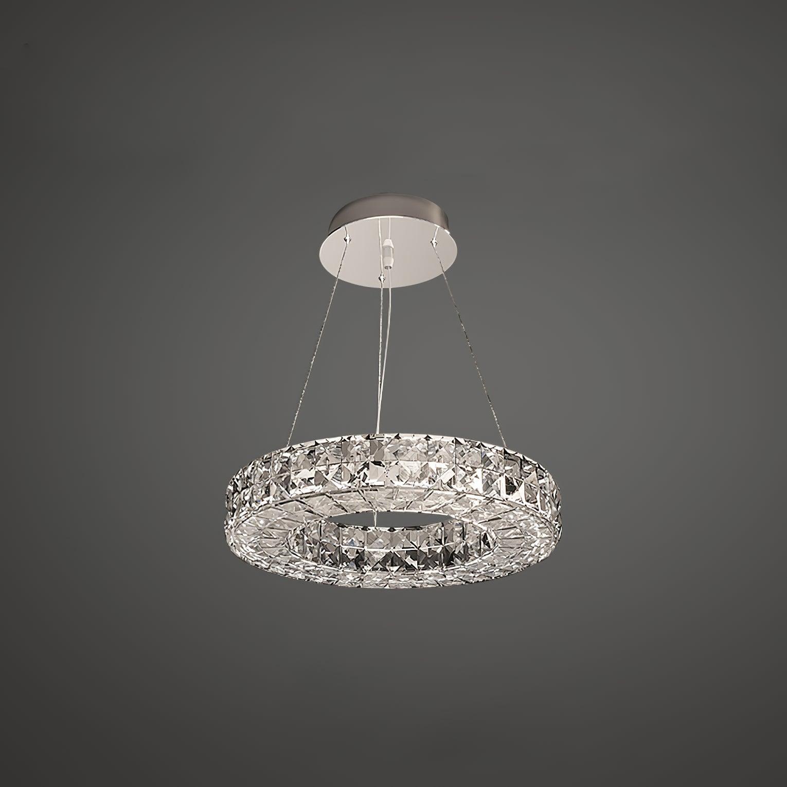 Lustra Chandelier Anneau Cristal Spiridon Luxe - Neutralighting