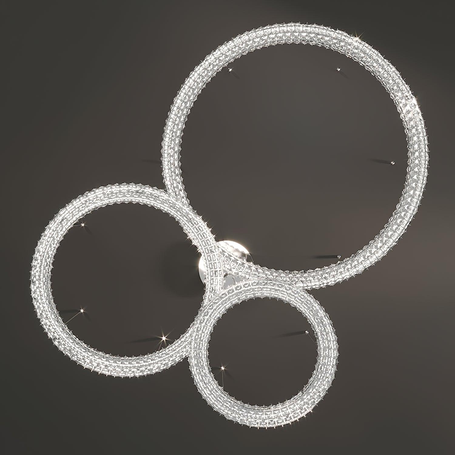Lustra Chandelier Anneau Cristal Spiridon Luxe - Neutralighting