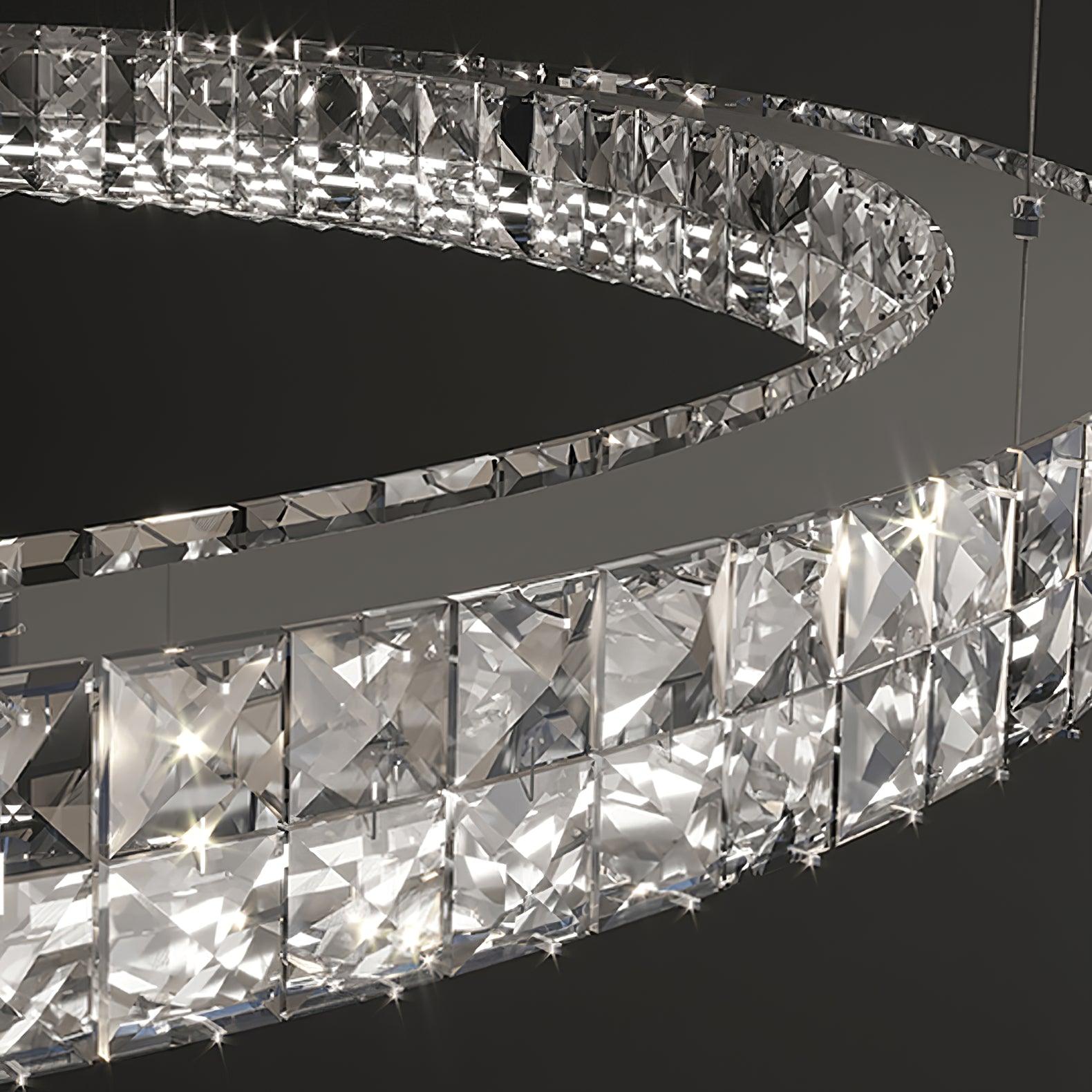 Lustra Chandelier Anneau Cristal Spiridon Luxe - Neutralighting
