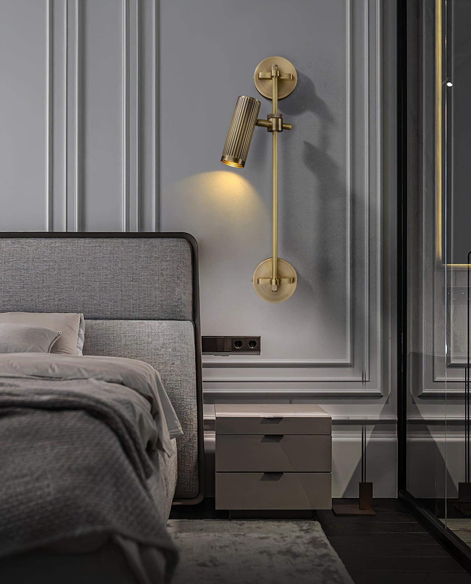 Glintice Applique murale industrielle en laiton - Neutralighting