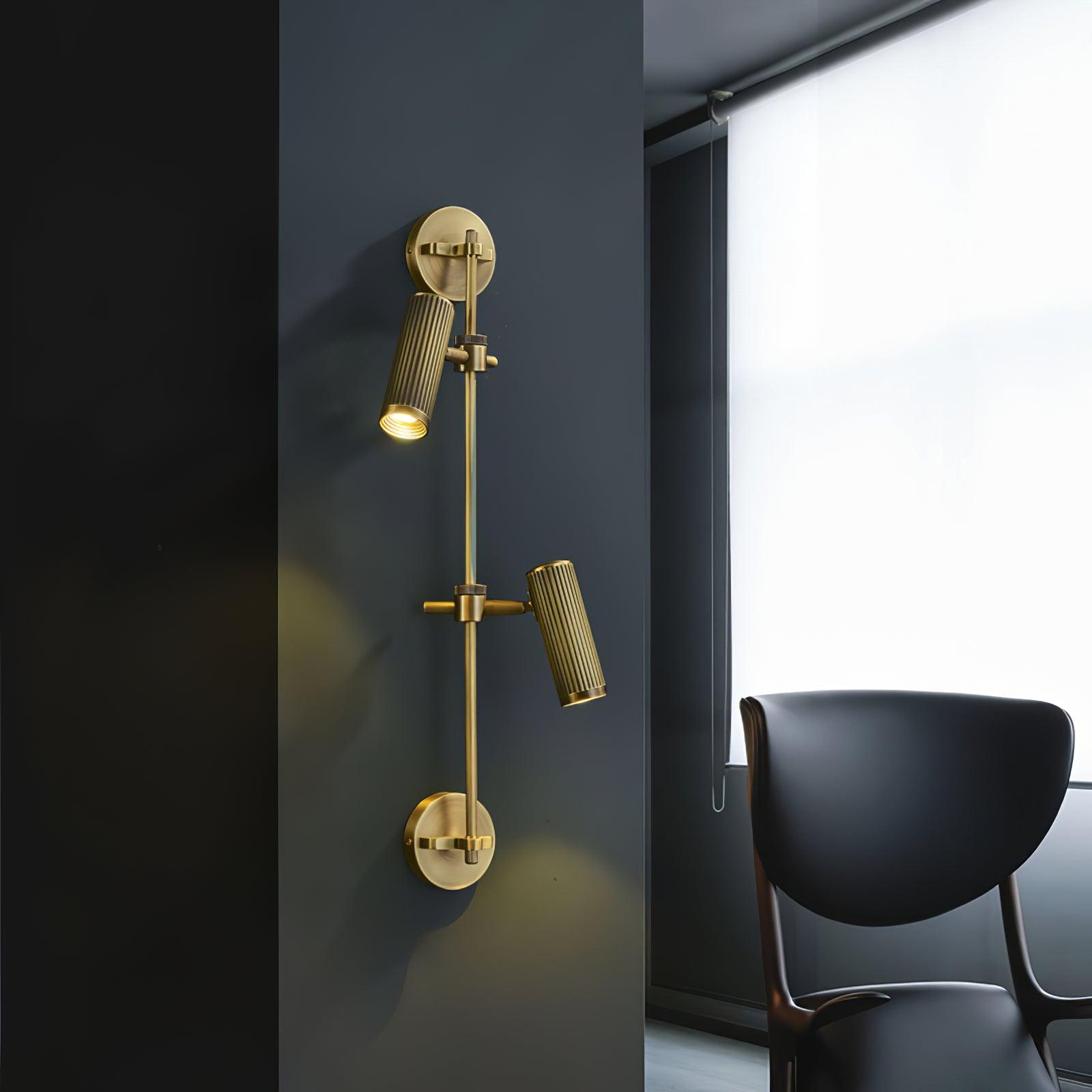 Glintice Applique murale industrielle en laiton - Neutralighting