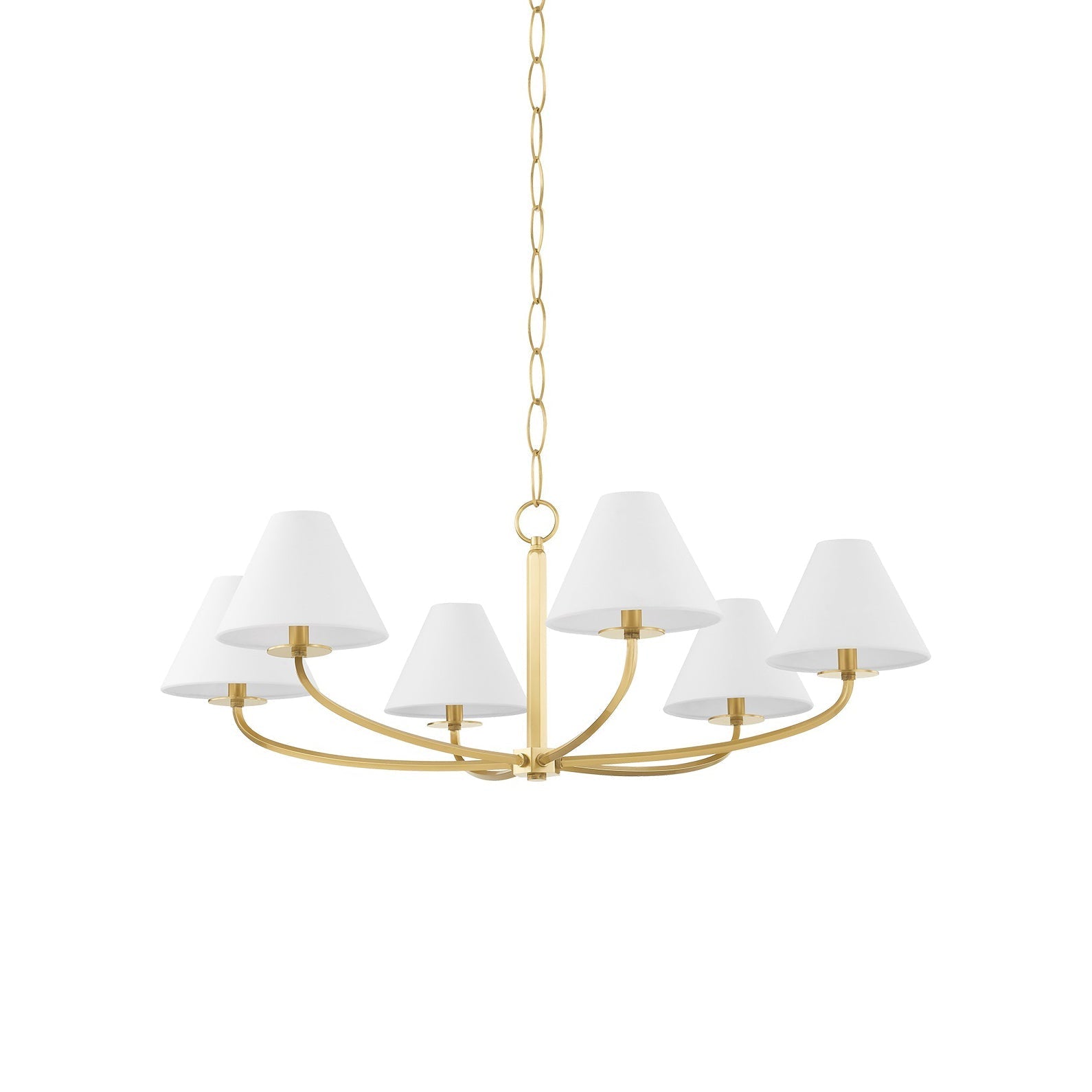 Fleur Chandelier Métal Tissu Vintage Classique - Neutralighting