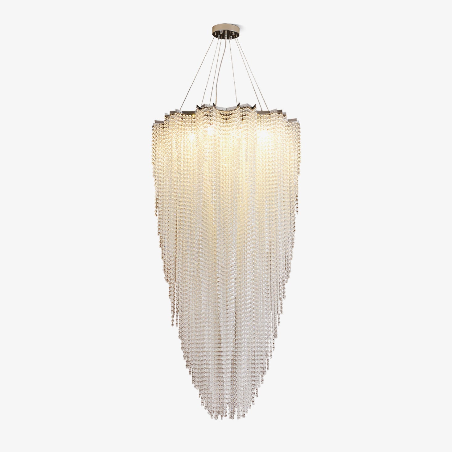 Zashayra Crystal Column Chandelier - Neutralighting