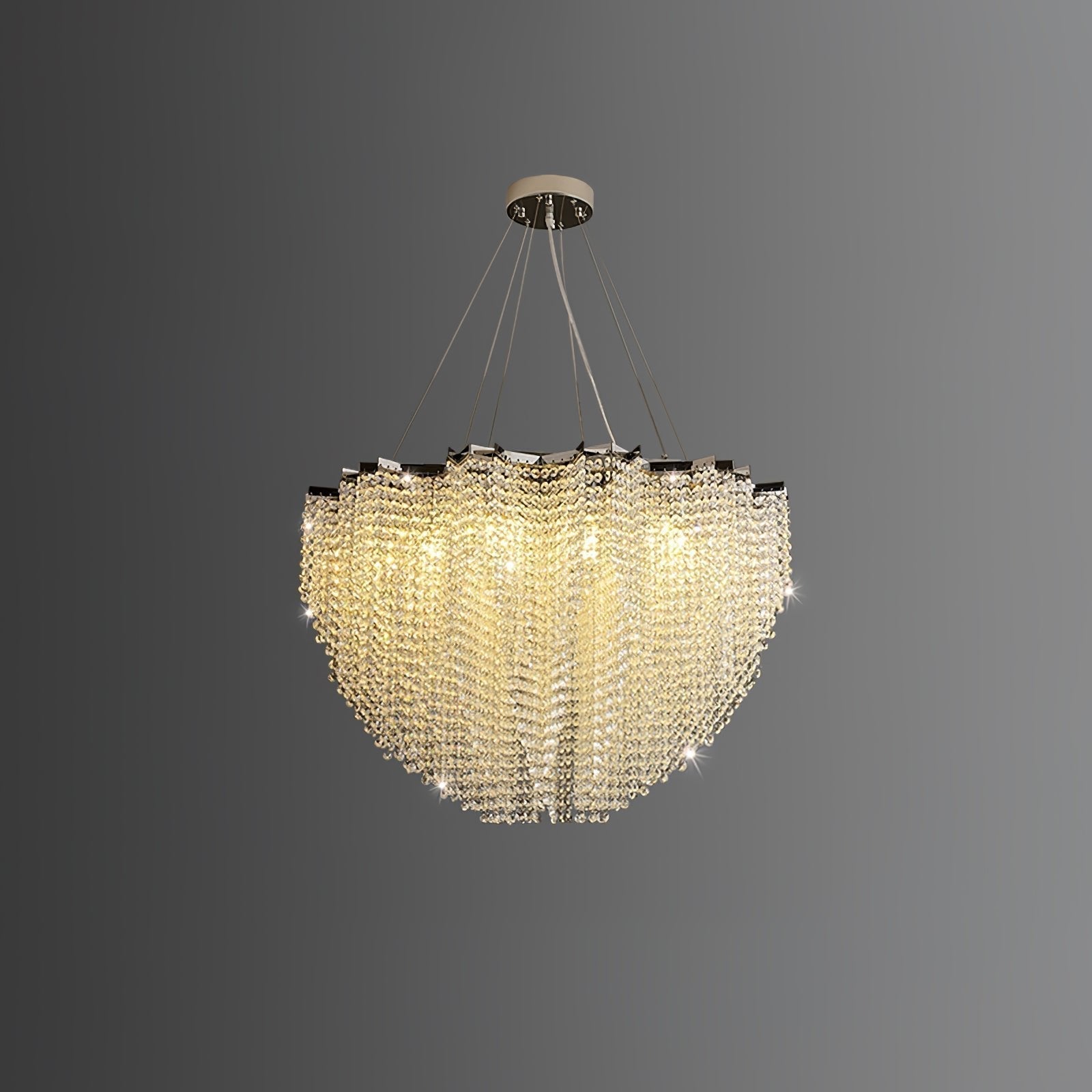 Zashayra Crystal Column Chandelier - Neutralighting