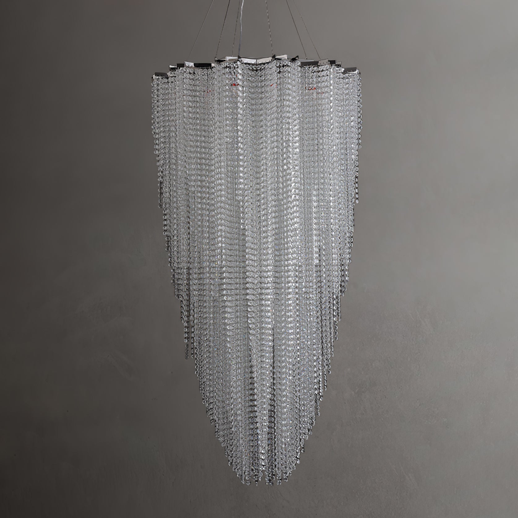 Zashayra Crystal Column Chandelier - Neutralighting