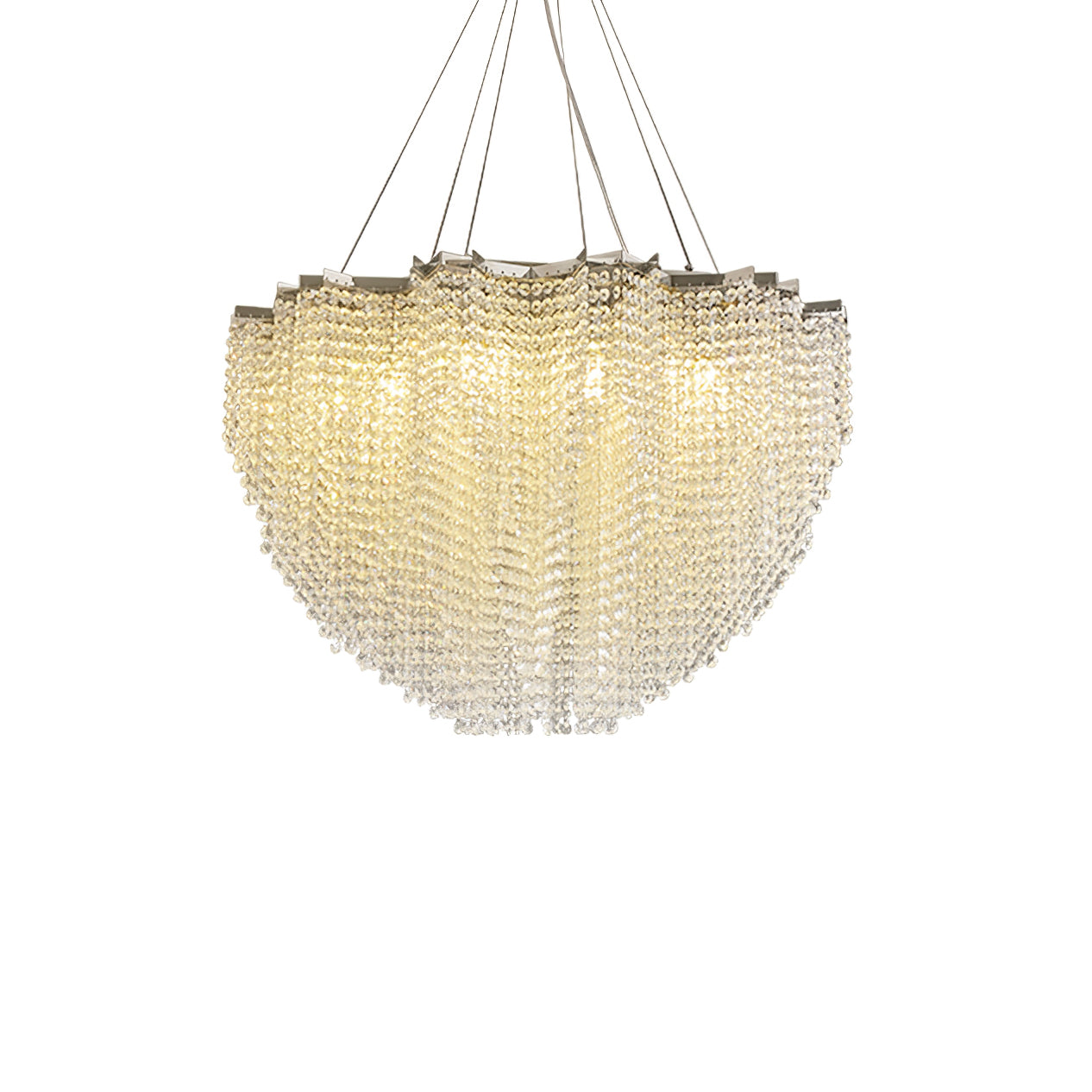 Zashayra Crystal Column Chandelier - Neutralighting