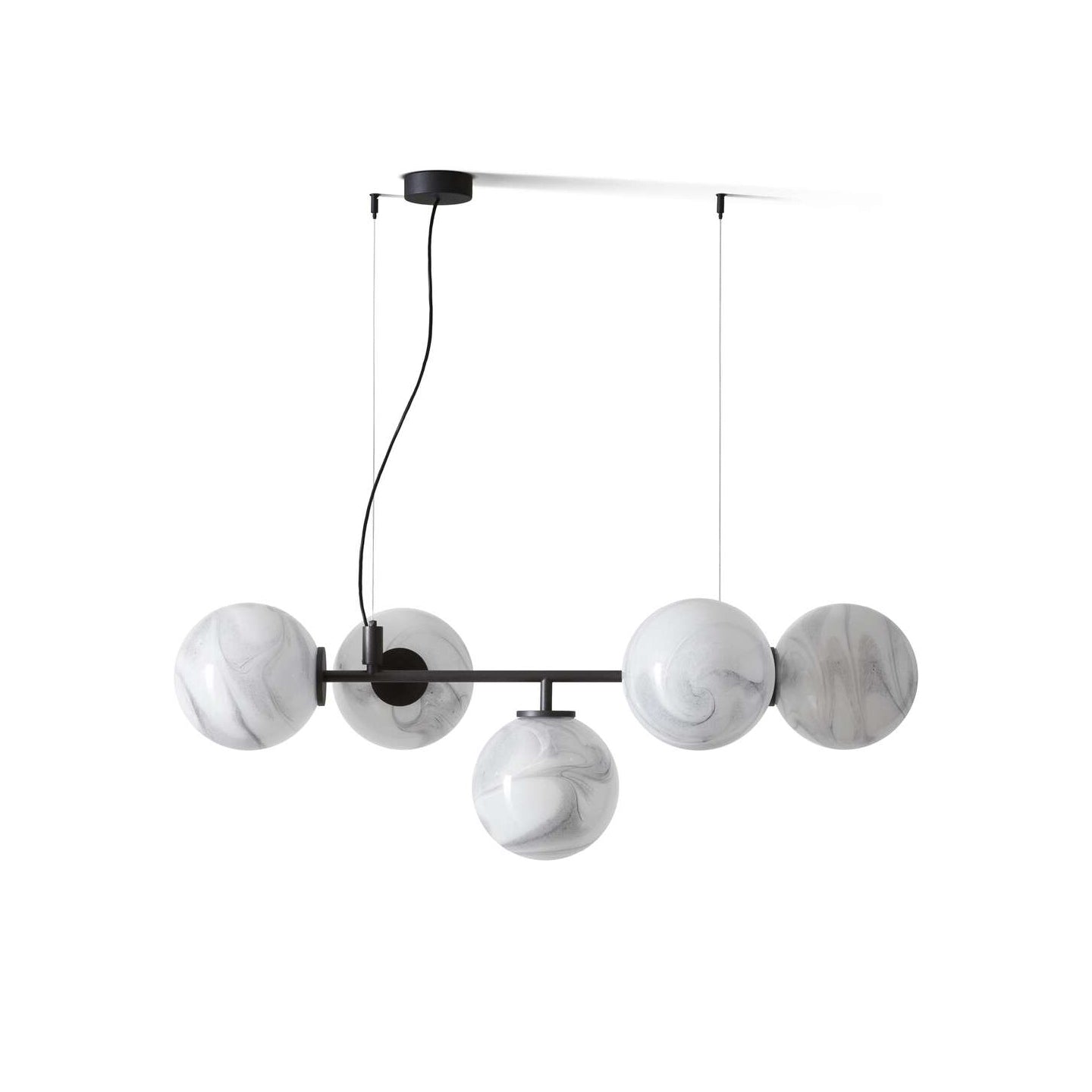 Ilmaros Premium Nordic Art Metal Glass Chandelier - Lamp Copper