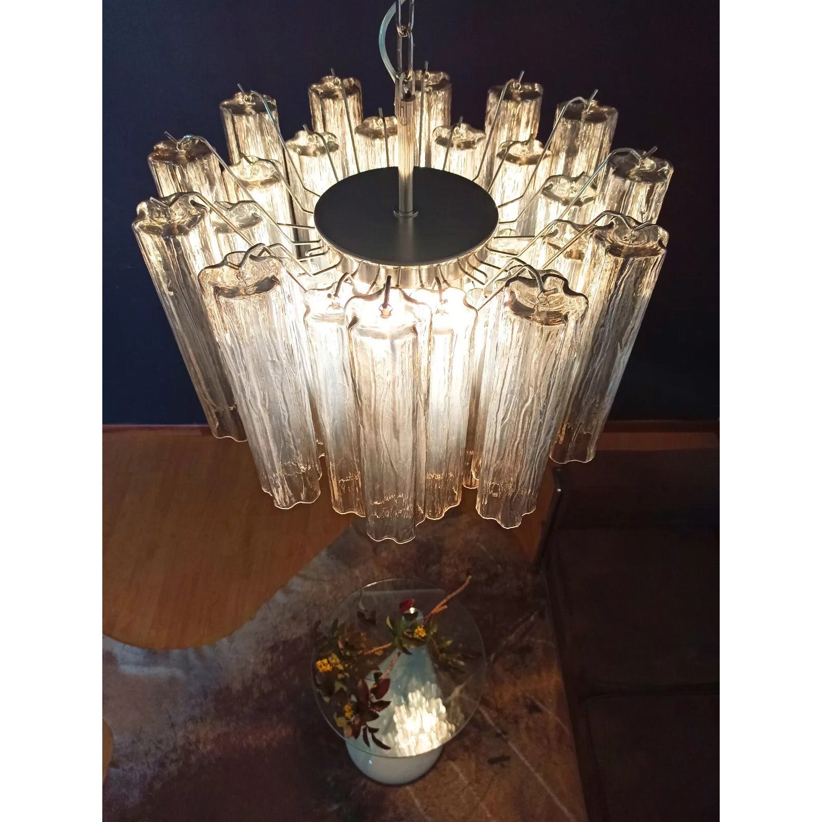 Erdoros Postmodern Luxury Starlight Glass Chandelier - Lamp Copper