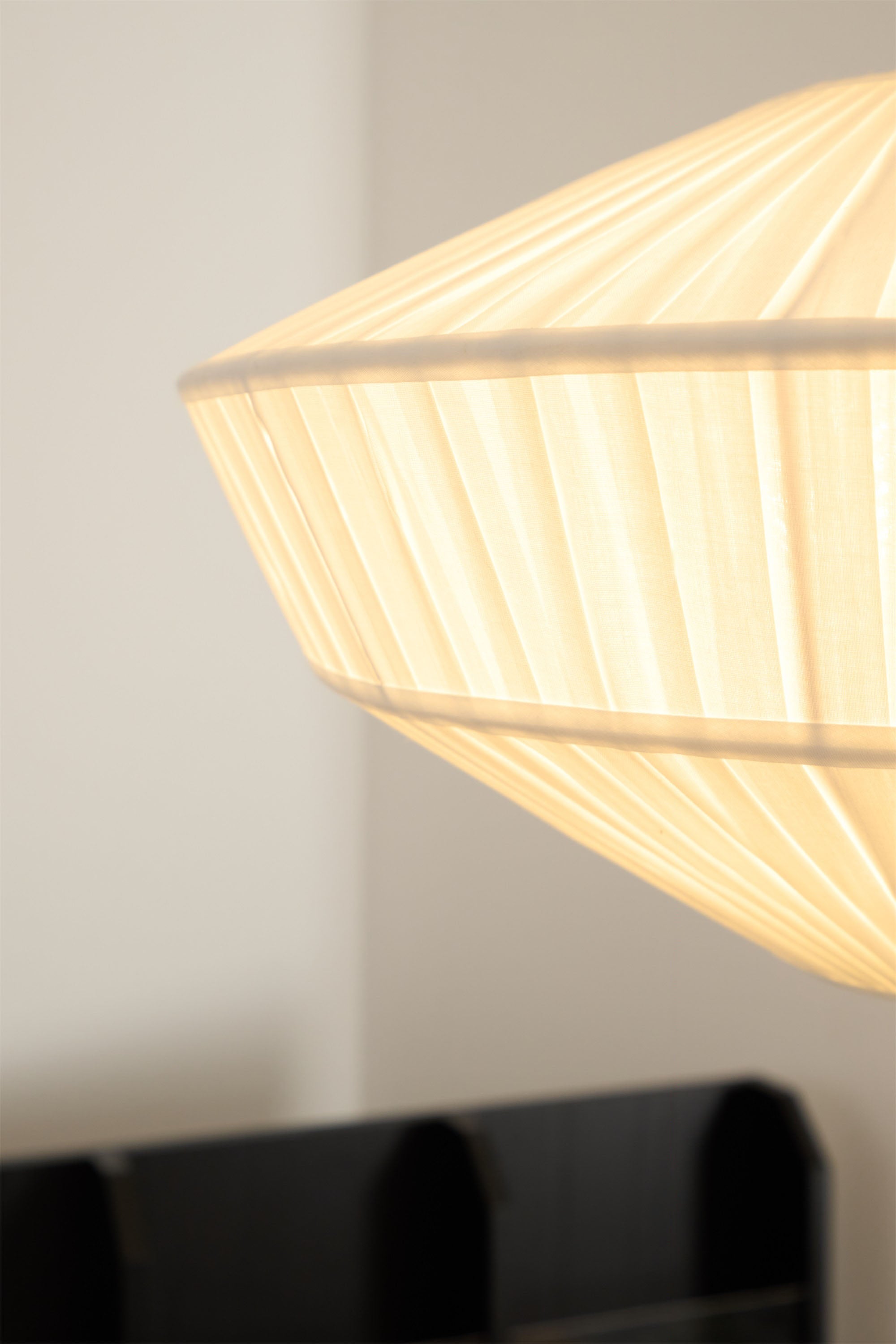 Casoreth Modern Minimalist Pleated Metal Fabric Ceiling Lamp - Lamp Copper