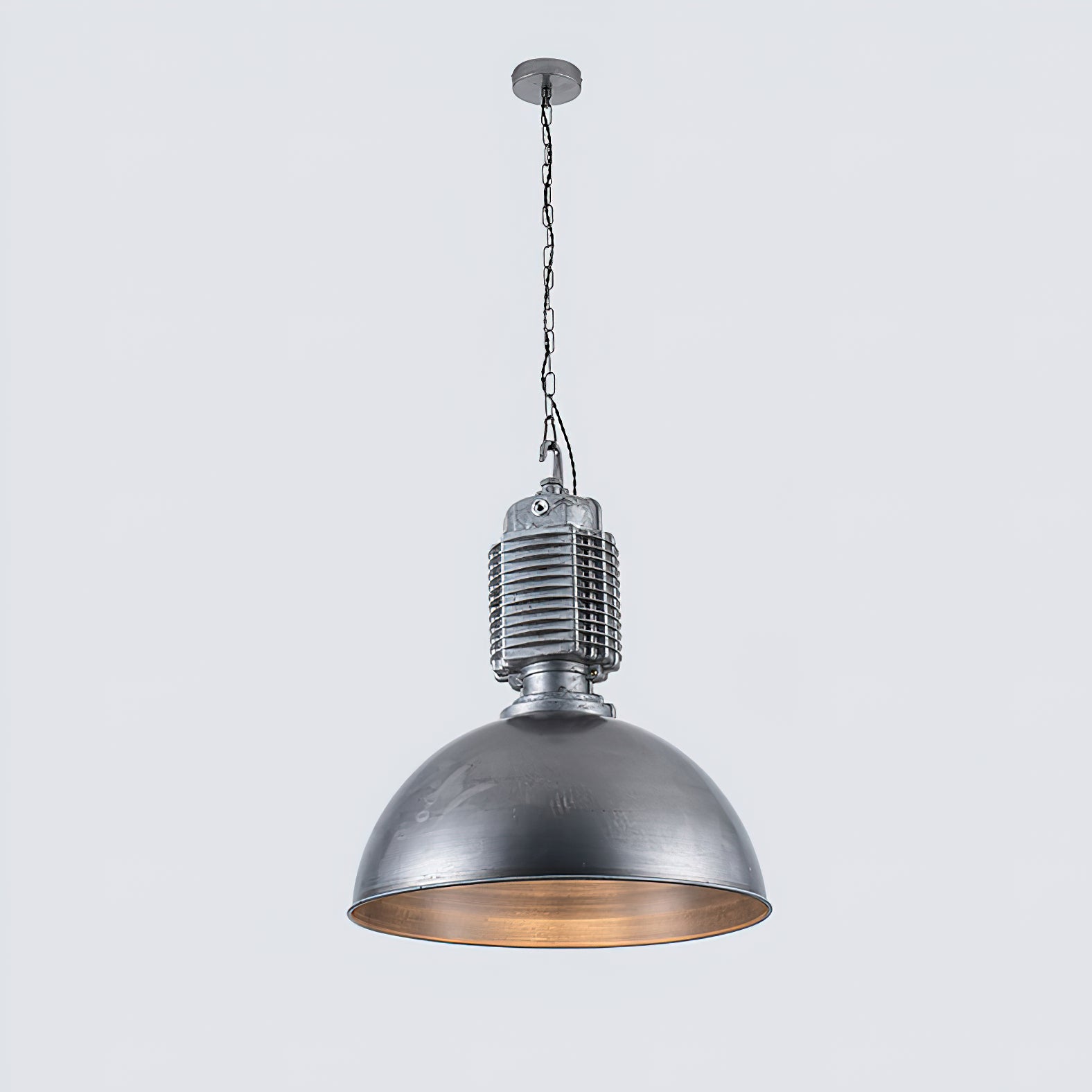 Ashaionis Vintage Industrial Metal Pendant Light - Lamp Copper