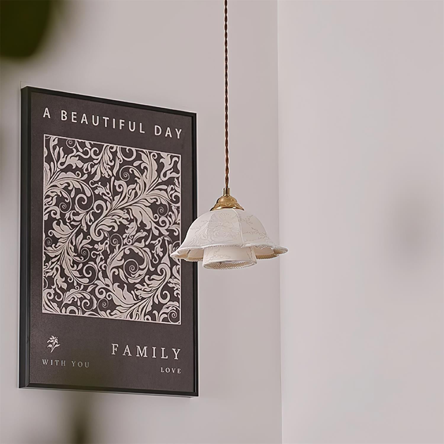 Stella Florale Tissu Suspension - Neutralighting