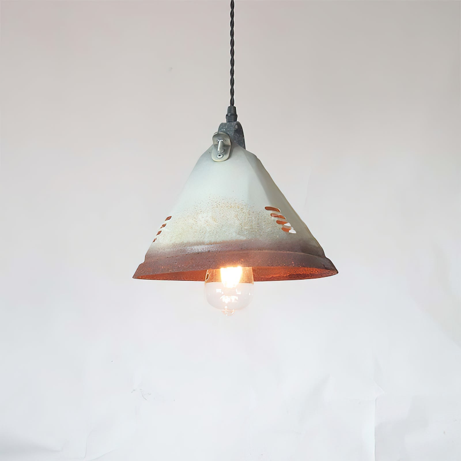 Elorus Vintage Modern Minimalist Metal Pendant Light - Lamp Copper