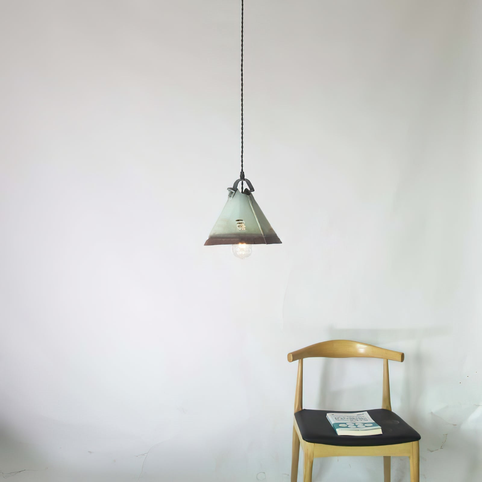 Elorus Vintage Modern Minimalist Metal Pendant Light - Lamp Copper