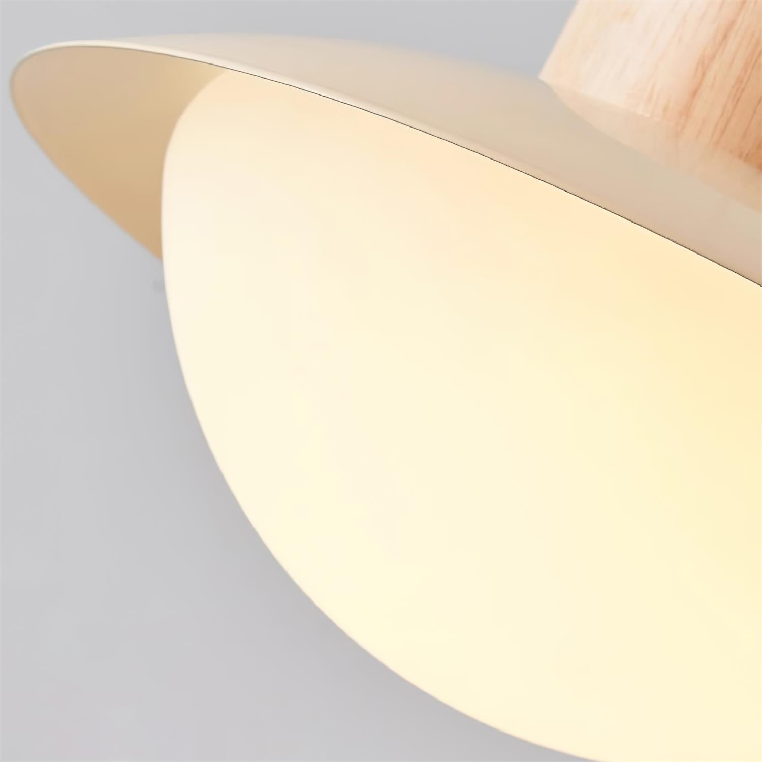 Pendant Lamp and Wood PE Shade Dome Shape Minimalist - Letslighting