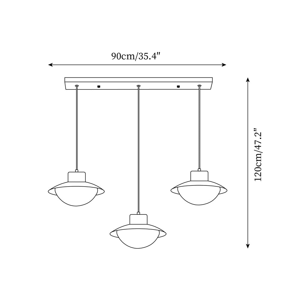 Pendant Lamp and Wood PE Shade Dome Shape Minimalist - Letslighting